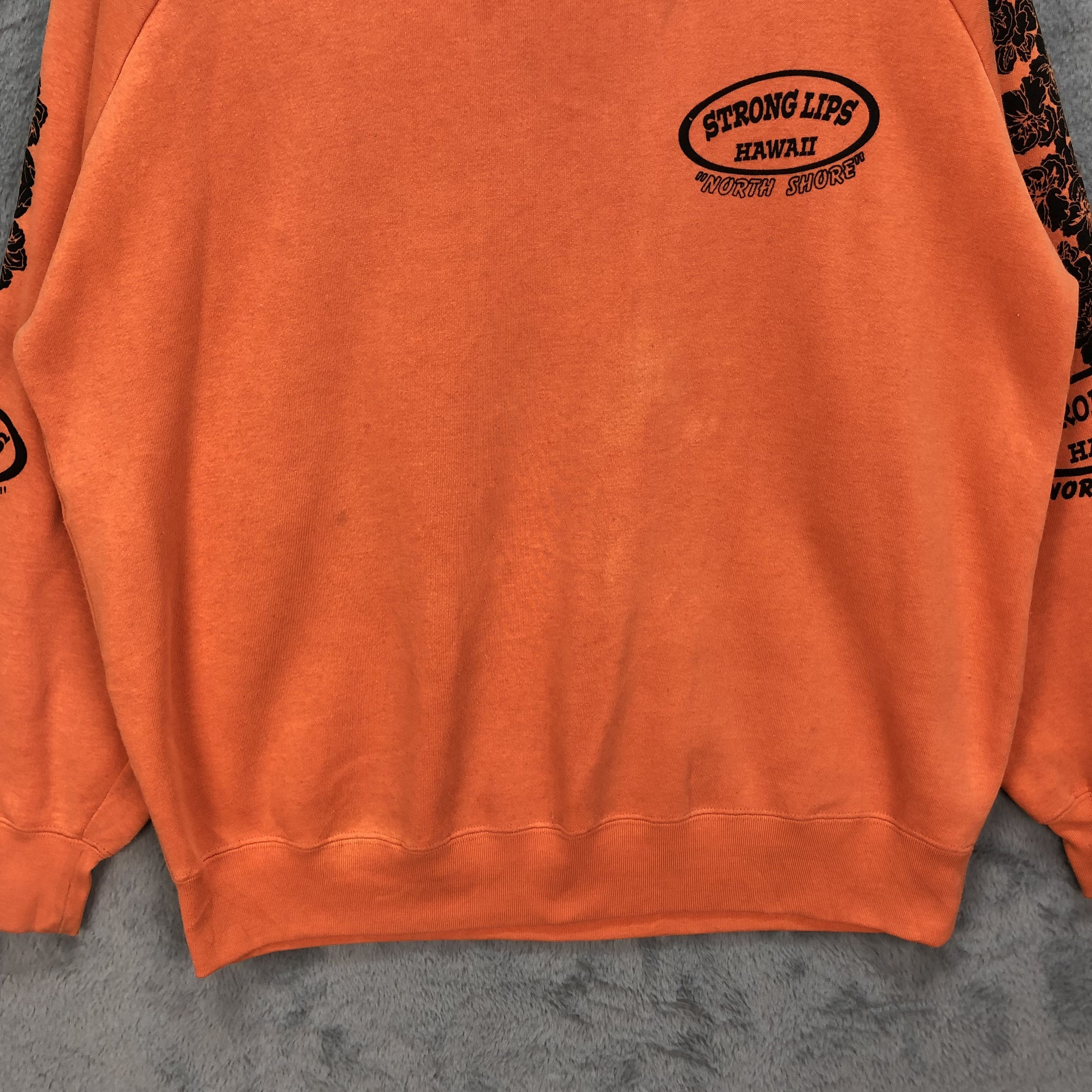 Other Strong Lips Hawaii North Shore Big Logo Sweatshirt #5281-182 Size US L / EU 52-54 / 3 - 8 Thumbnail
