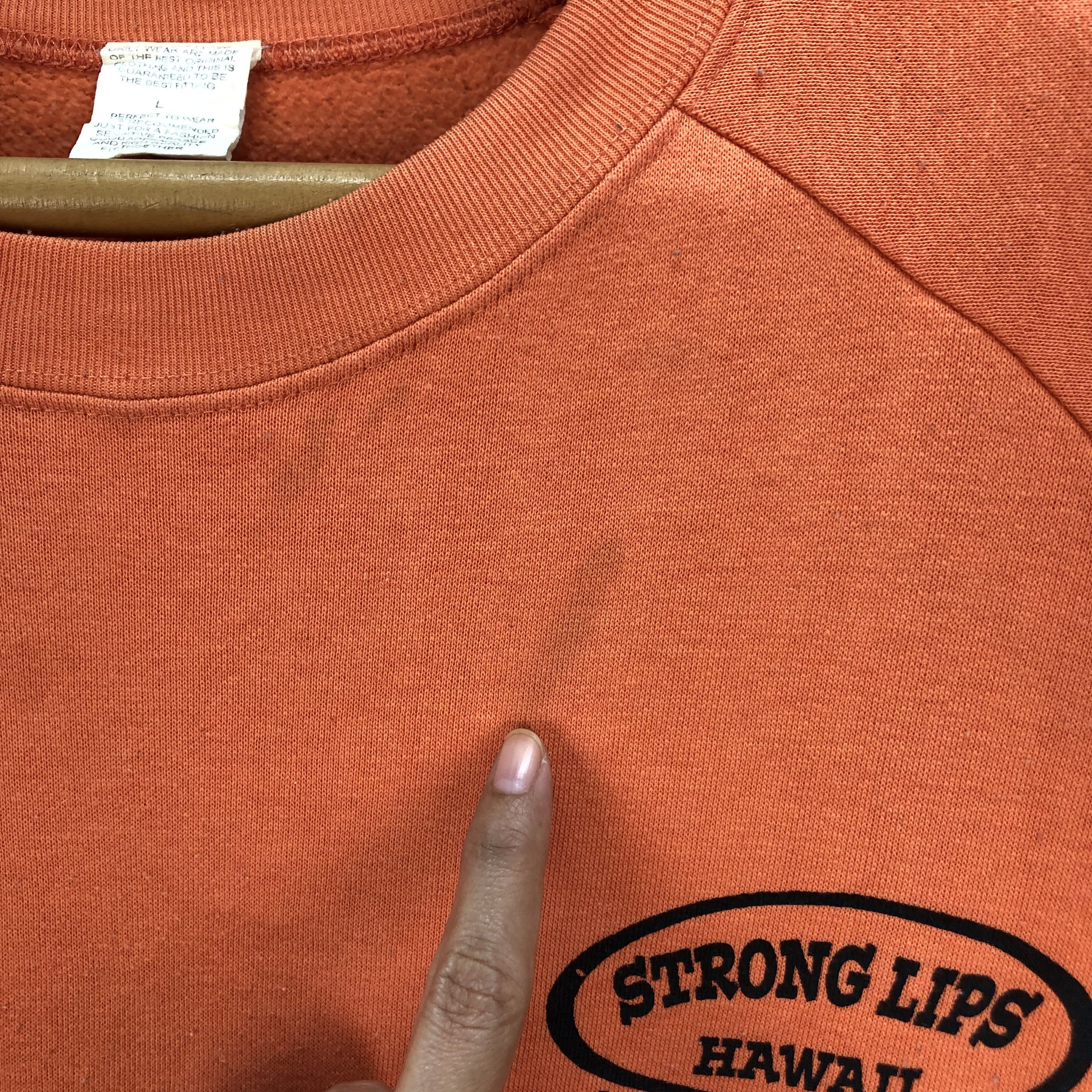 Other Strong Lips Hawaii North Shore Big Logo Sweatshirt #5281-182 Size US L / EU 52-54 / 3 - 7 Thumbnail