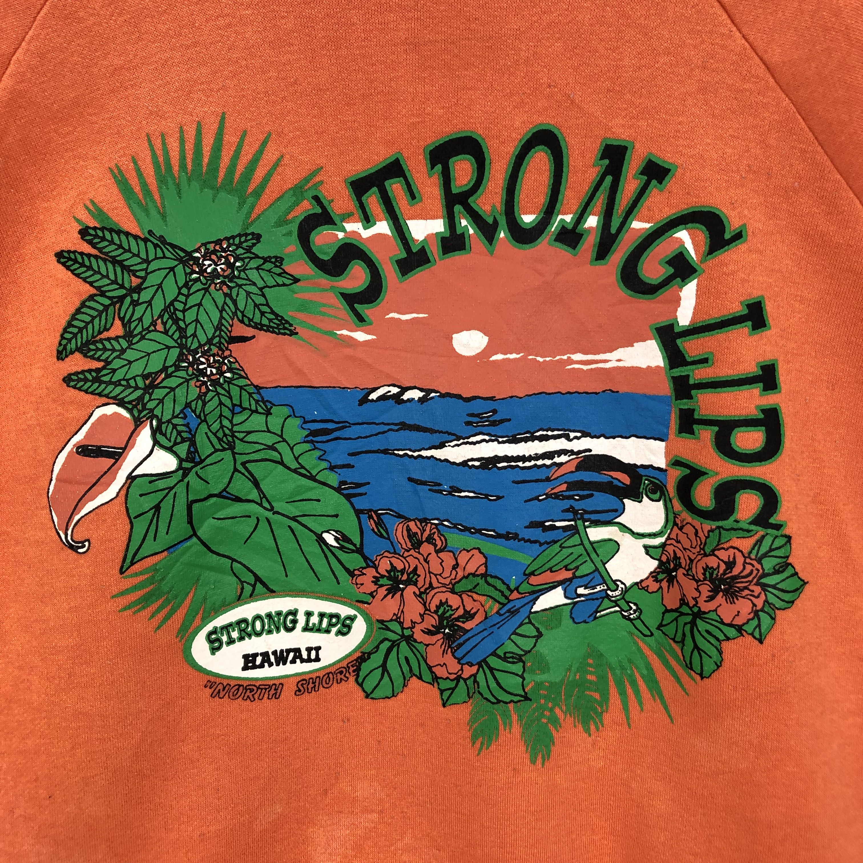 Other Strong Lips Hawaii North Shore Big Logo Sweatshirt #5281-182 Size US L / EU 52-54 / 3 - 2 Thumbnail