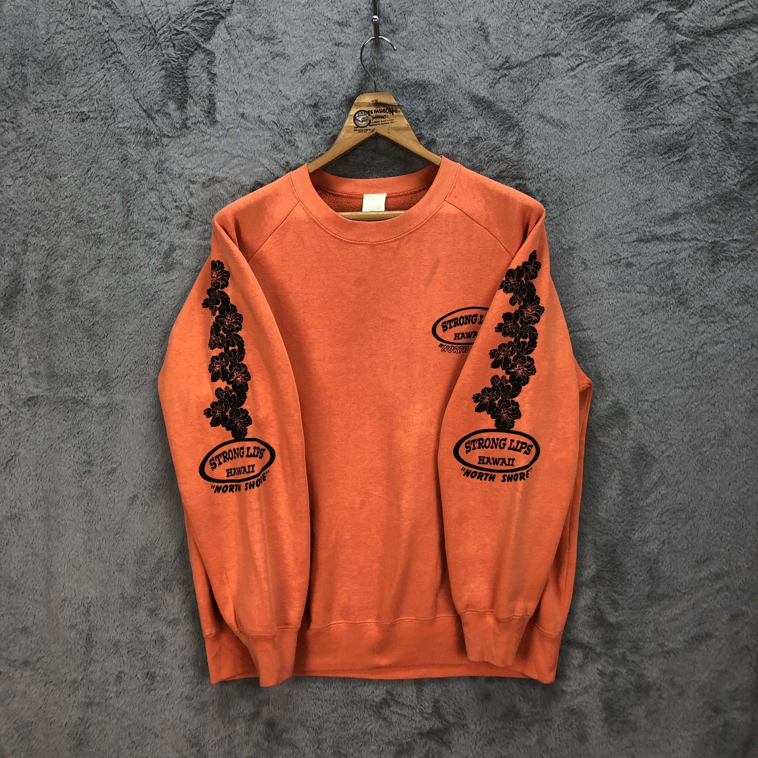Other Strong Lips Hawaii North Shore Big Logo Sweatshirt #5281-182 Size US L / EU 52-54 / 3 - 12 Thumbnail