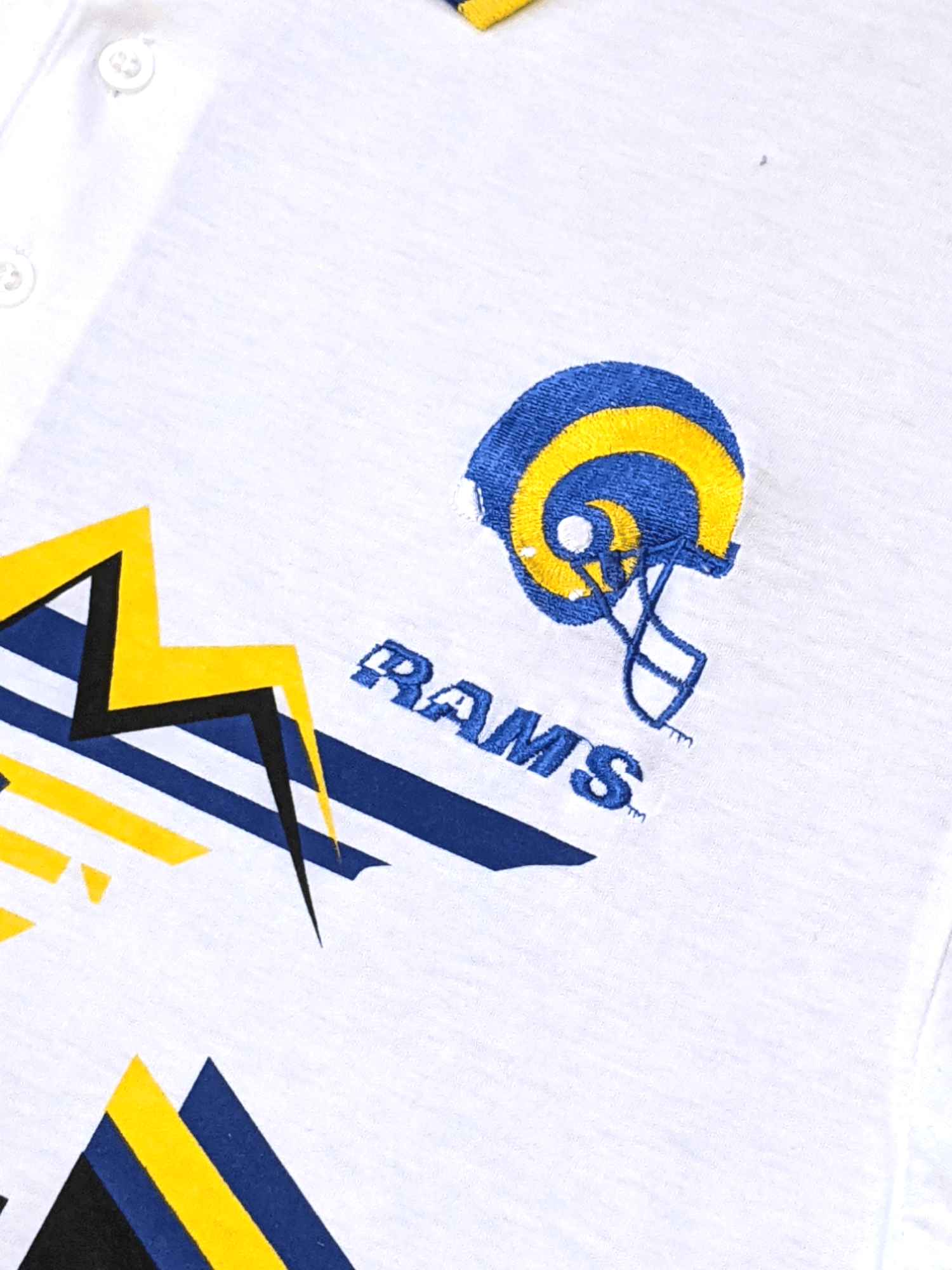 NFL × Starter × Vintage Vintage 90s Los Angeles Rams NFL Polo T shirt Size US M / EU 48-50 / 2 - 4 Thumbnail