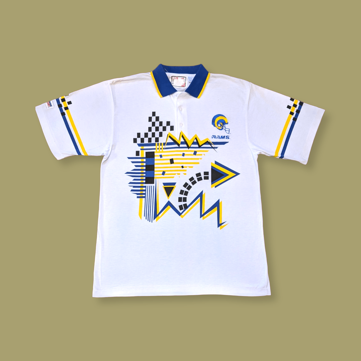 NFL × Starter × Vintage Vintage 90s Los Angeles Rams NFL Polo T shirt Size US M / EU 48-50 / 2 - 1 Thumbnail