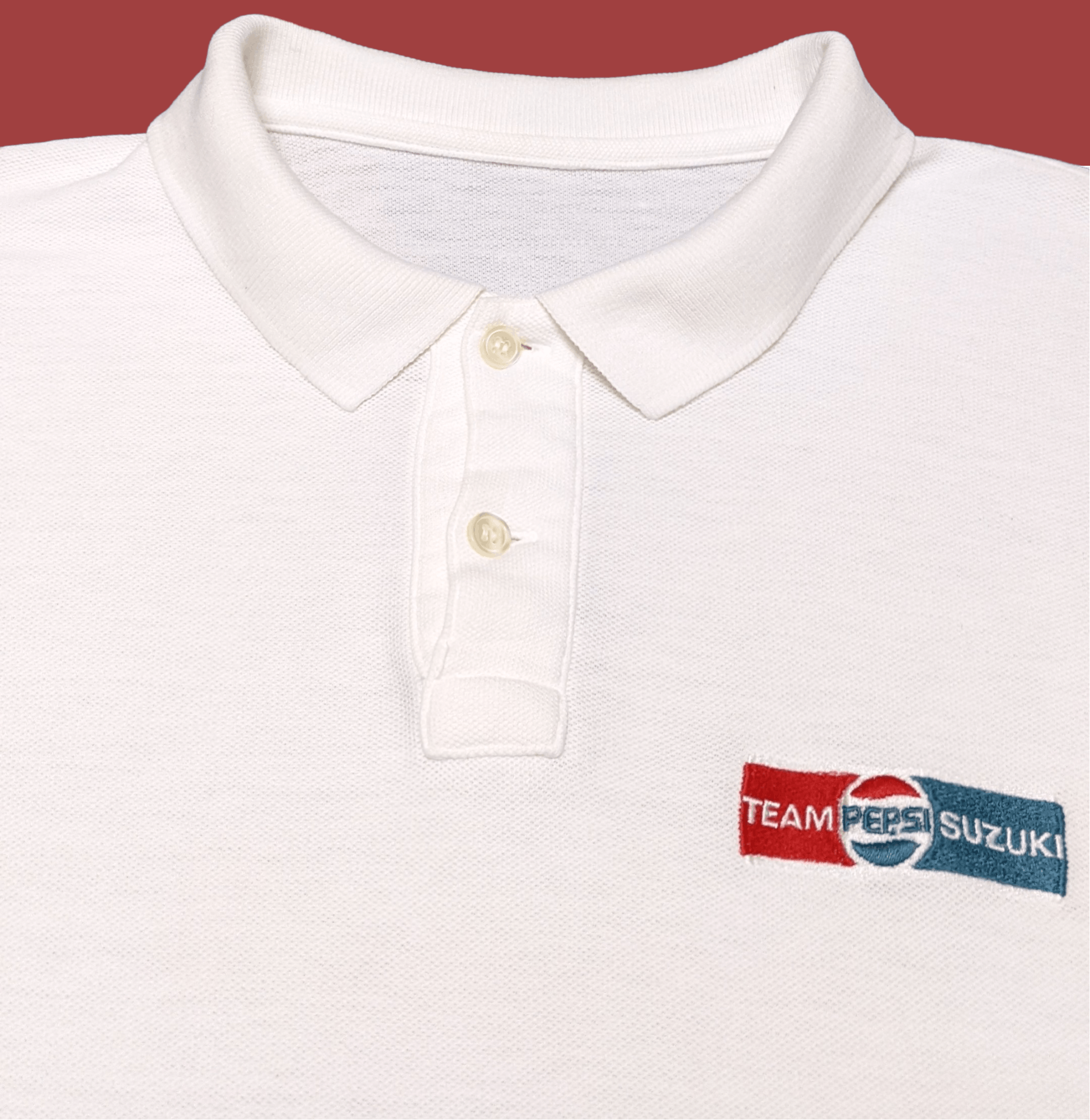 Japanese Brand × Vintage Vintage 80s Motogp Team Pepsi Suzuki Longsleeve Polo T shirt Size US M / EU 48-50 / 2 - 5 Thumbnail