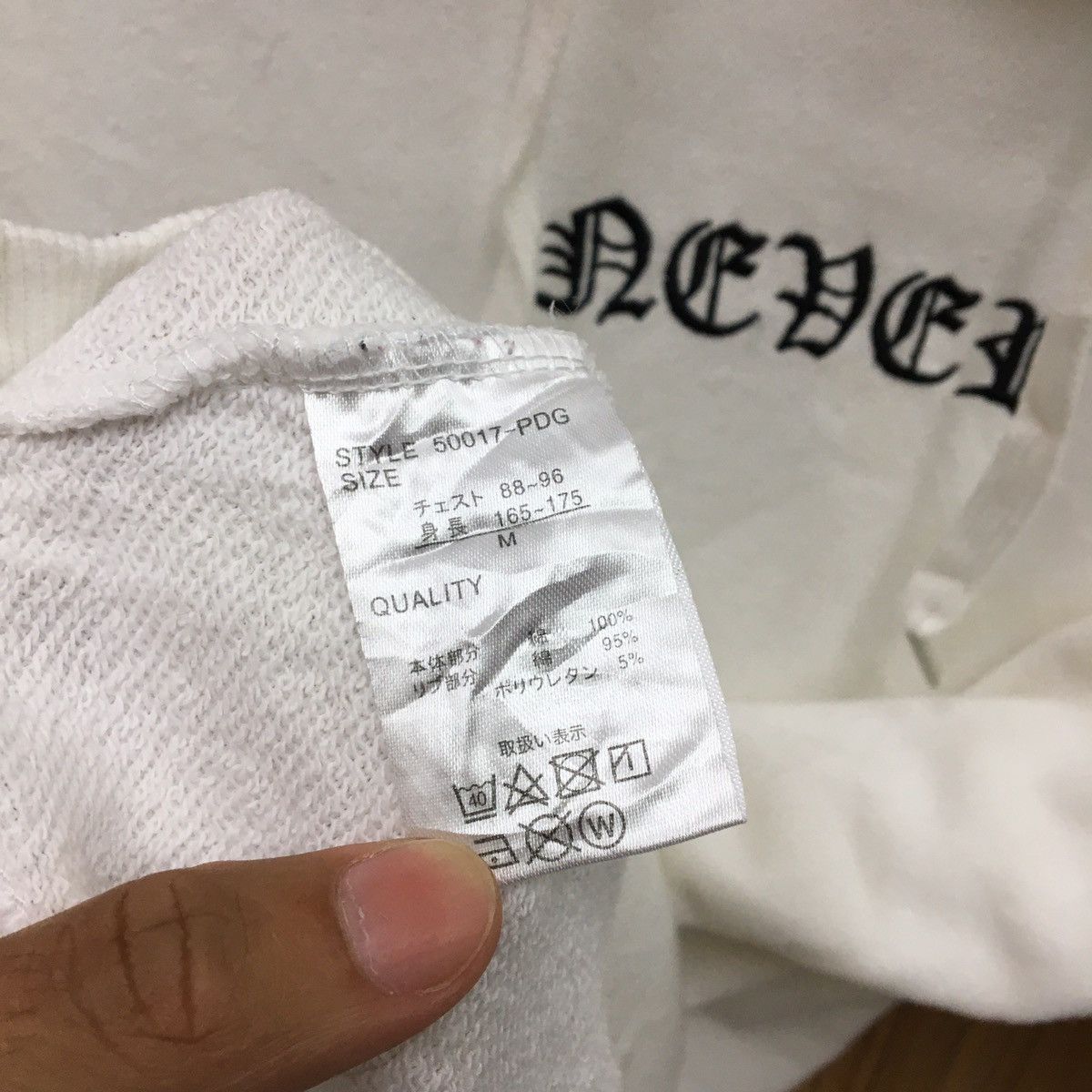Japanese Brand Avail Avant Garde BigLogo Chrome Heart Inspired Hoodie Size US S / EU 44-46 / 1 - 10 Thumbnail