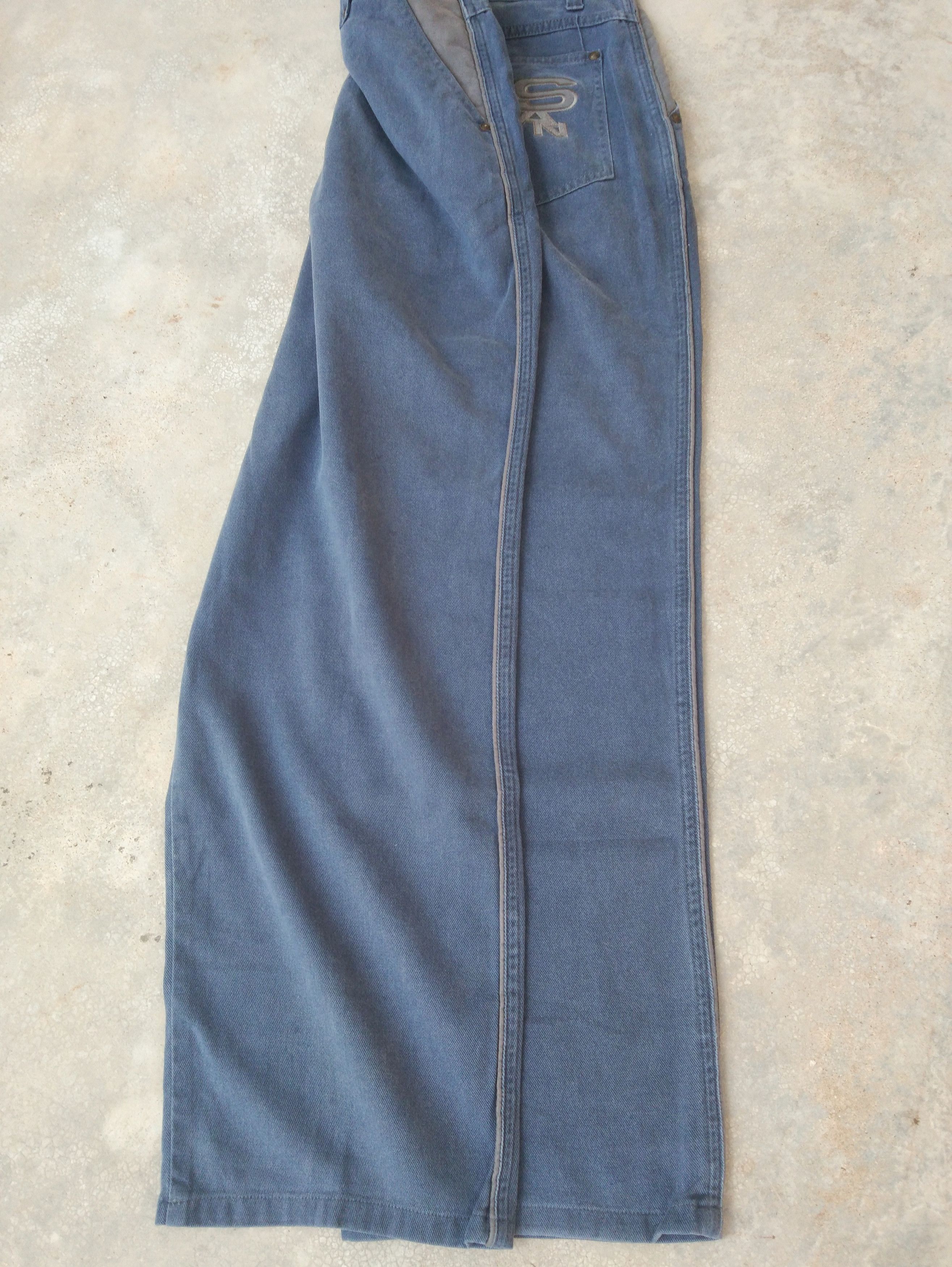 Lancel Vintage Lancel Paris Loose Baggy Pants 33x29 Size US 33 - 4 Thumbnail
