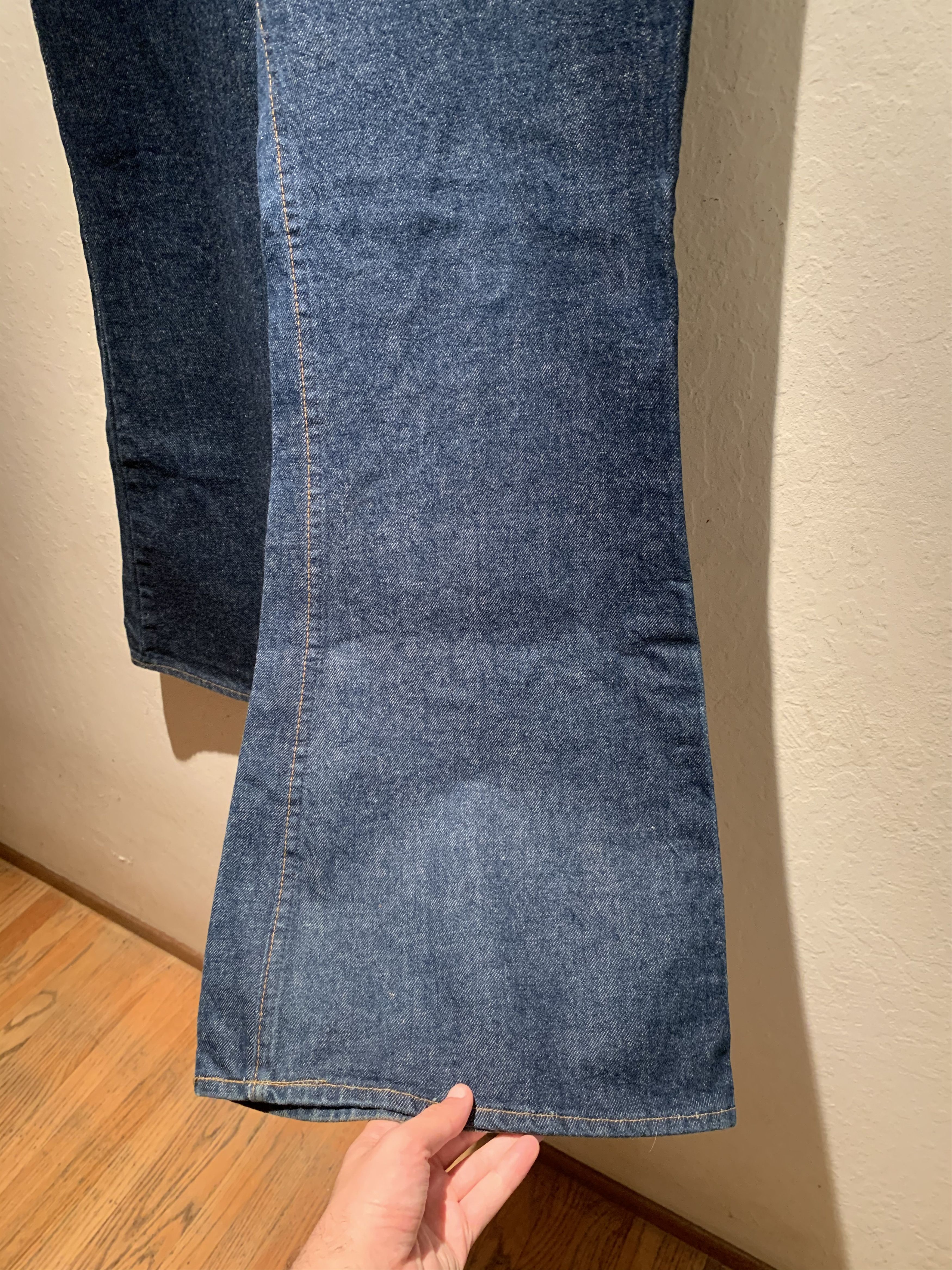 Levi's × Levi's Vintage Clothing × Vintage *RARE* Vintage Levi’s 684 Orange Tab Bell Bottom Denim Jeans Size US 38 / EU 54 - 2 Thumbnail