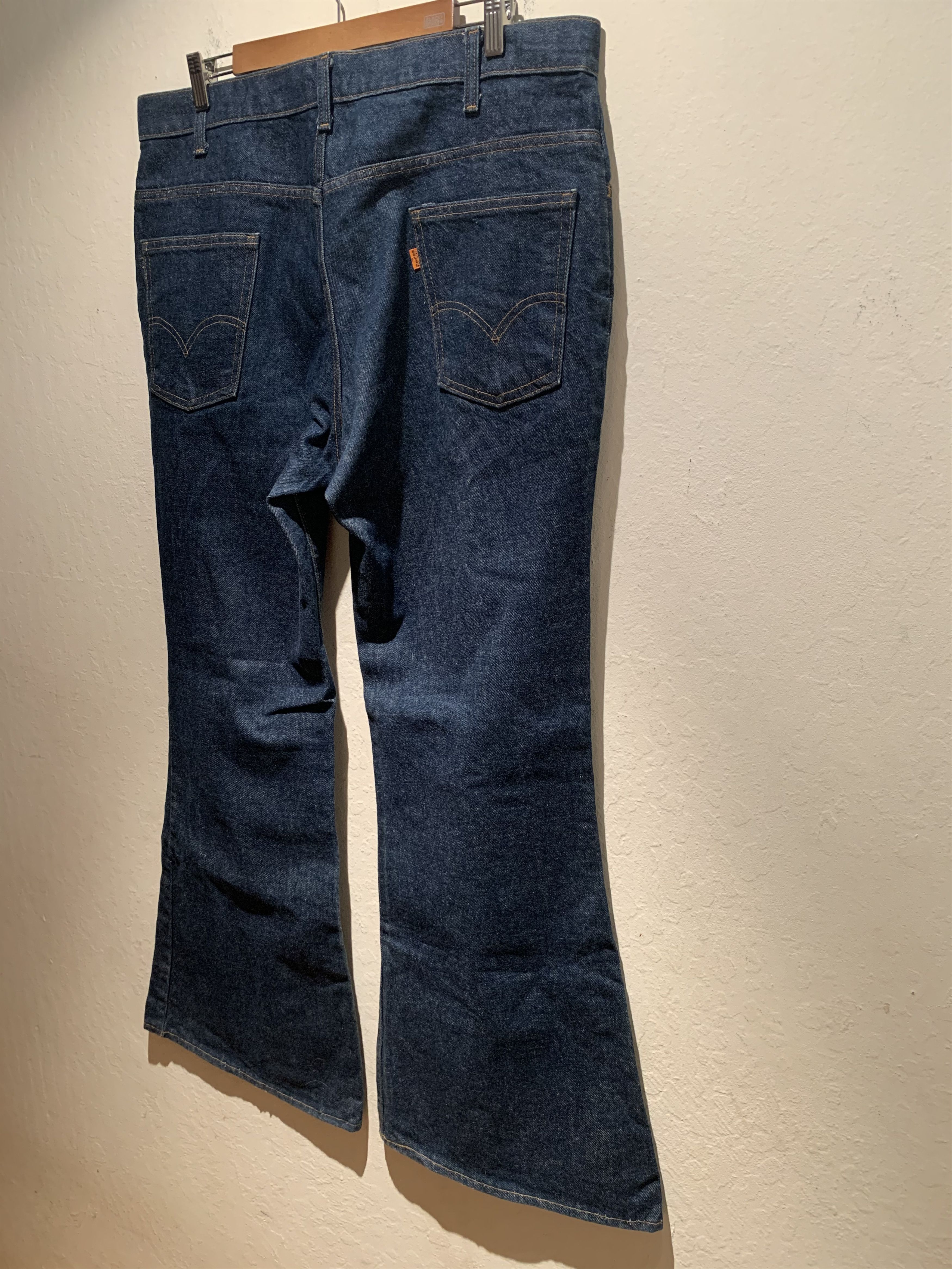 Levi's × Levi's Vintage Clothing × Vintage *RARE* Vintage Levi’s 684 Orange Tab Bell Bottom Denim Jeans Size US 38 / EU 54 - 3 Thumbnail