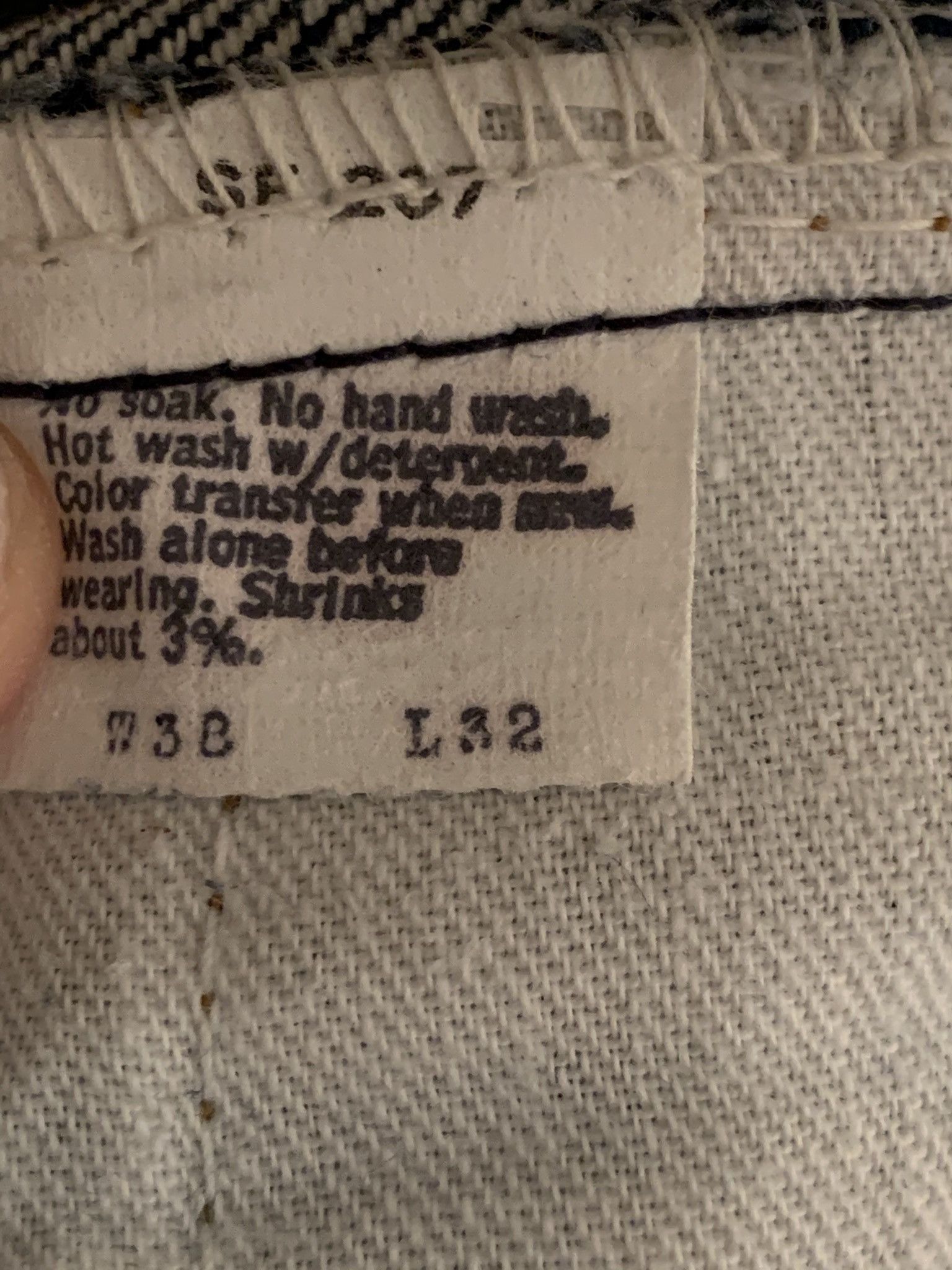 Levi's × Levi's Vintage Clothing × Vintage *RARE* Vintage Levi’s 684 Orange Tab Bell Bottom Denim Jeans Size US 38 / EU 54 - 8 Thumbnail