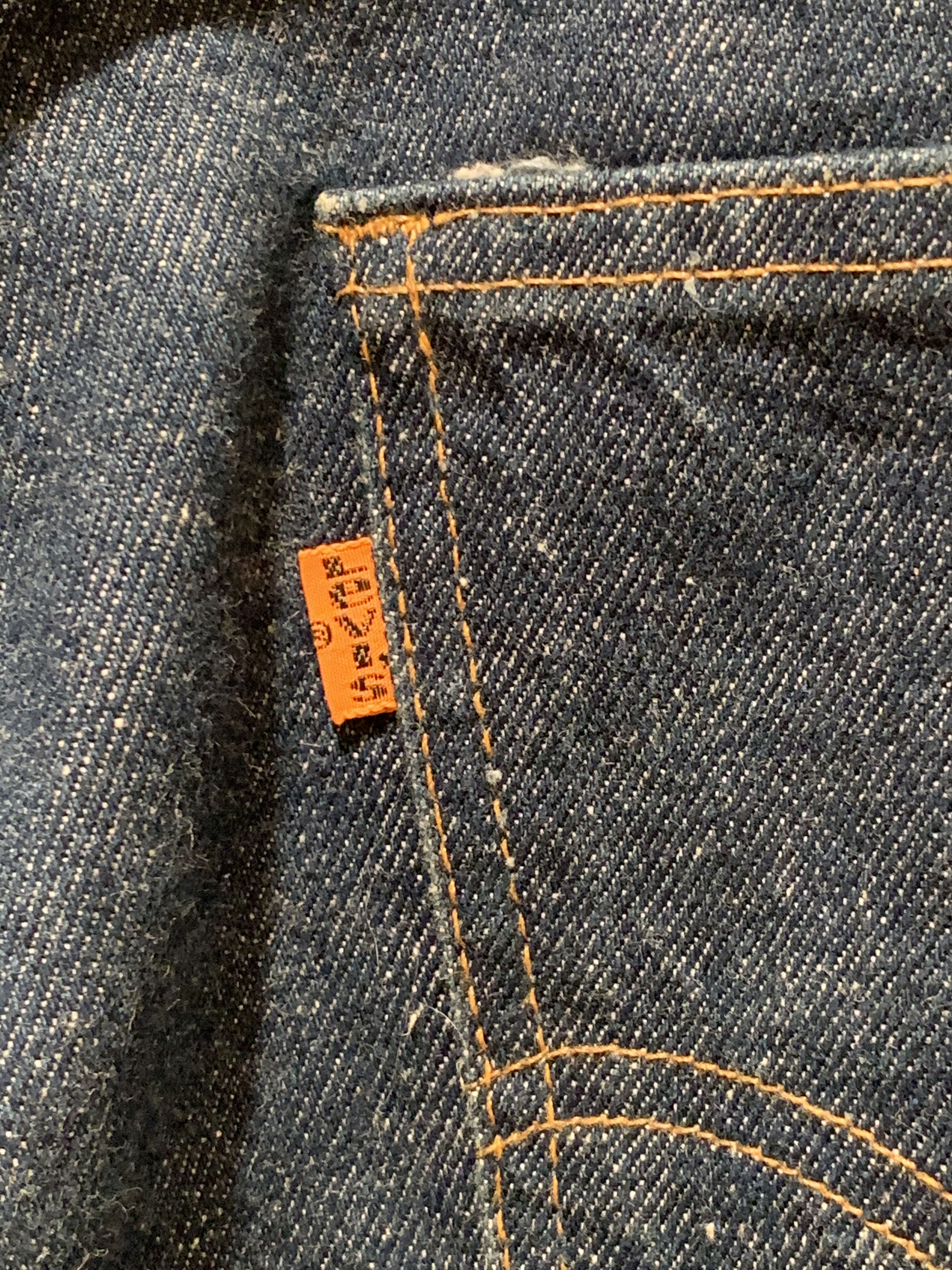 Levi's × Levi's Vintage Clothing × Vintage *RARE* Vintage Levi’s 684 Orange Tab Bell Bottom Denim Jeans Size US 38 / EU 54 - 6 Thumbnail