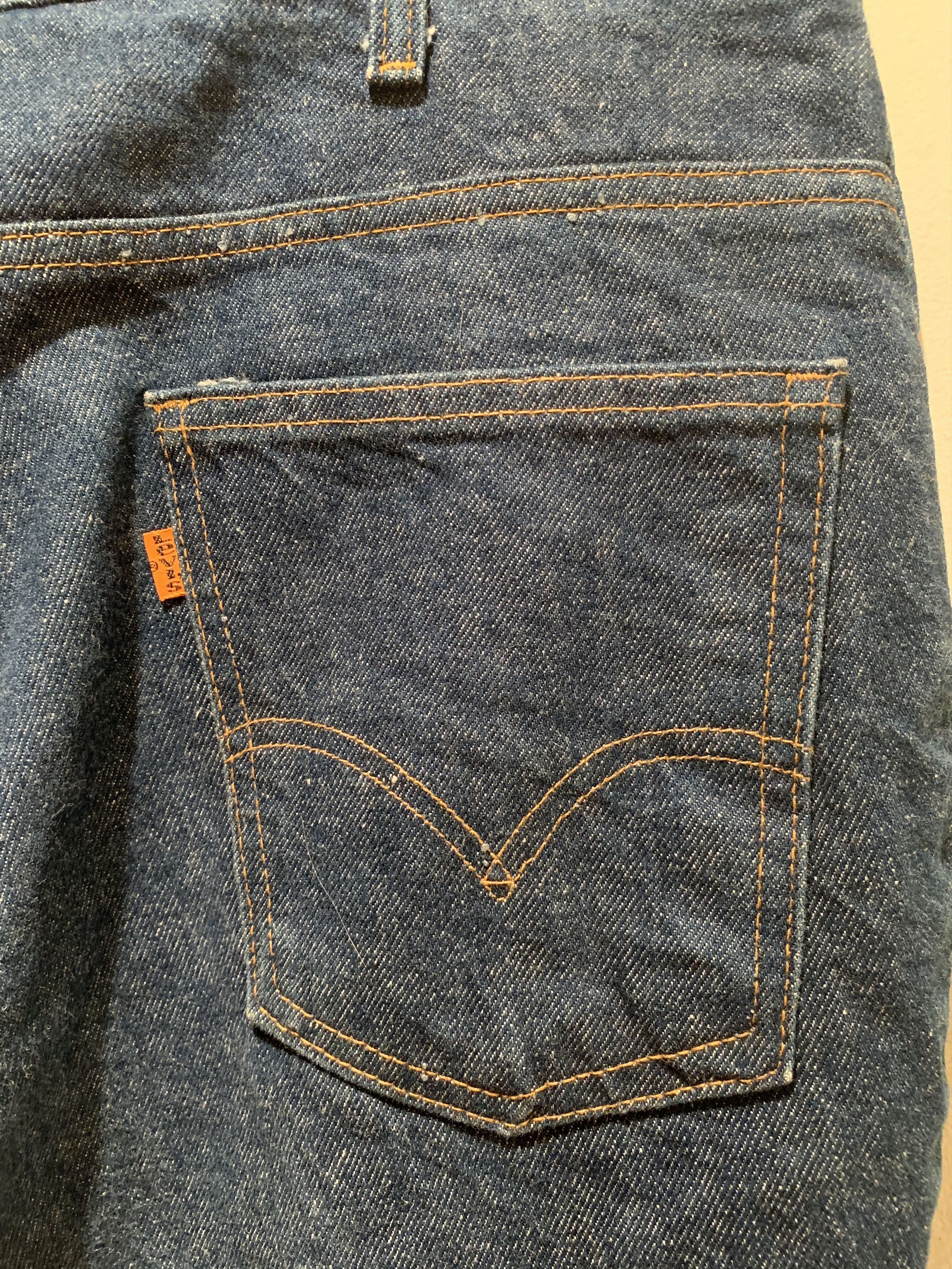 Levi's × Levi's Vintage Clothing × Vintage *RARE* Vintage Levi’s 684 Orange Tab Bell Bottom Denim Jeans Size US 38 / EU 54 - 5 Thumbnail