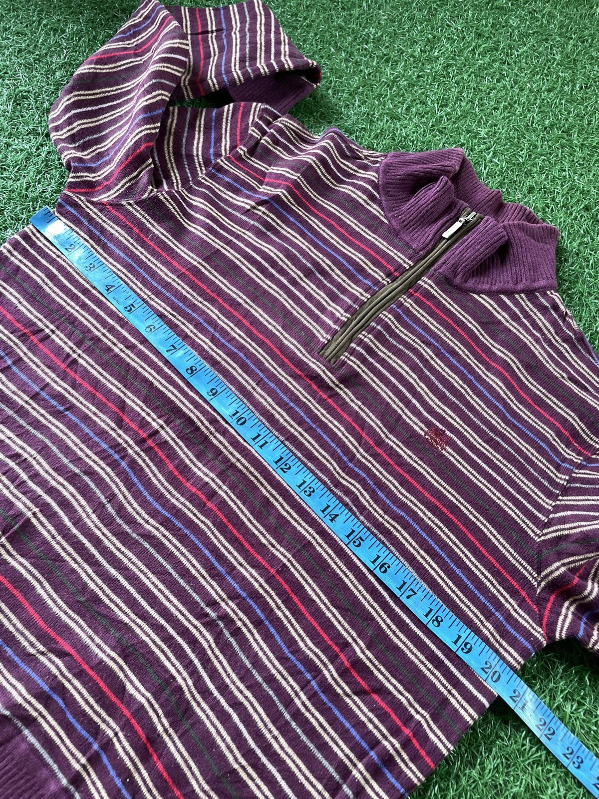 Aquascutum × Designer × Vintage Vintage Aquascutum Half Zipper Embroidery Logo Sweetshirts Size US M / EU 48-50 / 2 - 11 Thumbnail