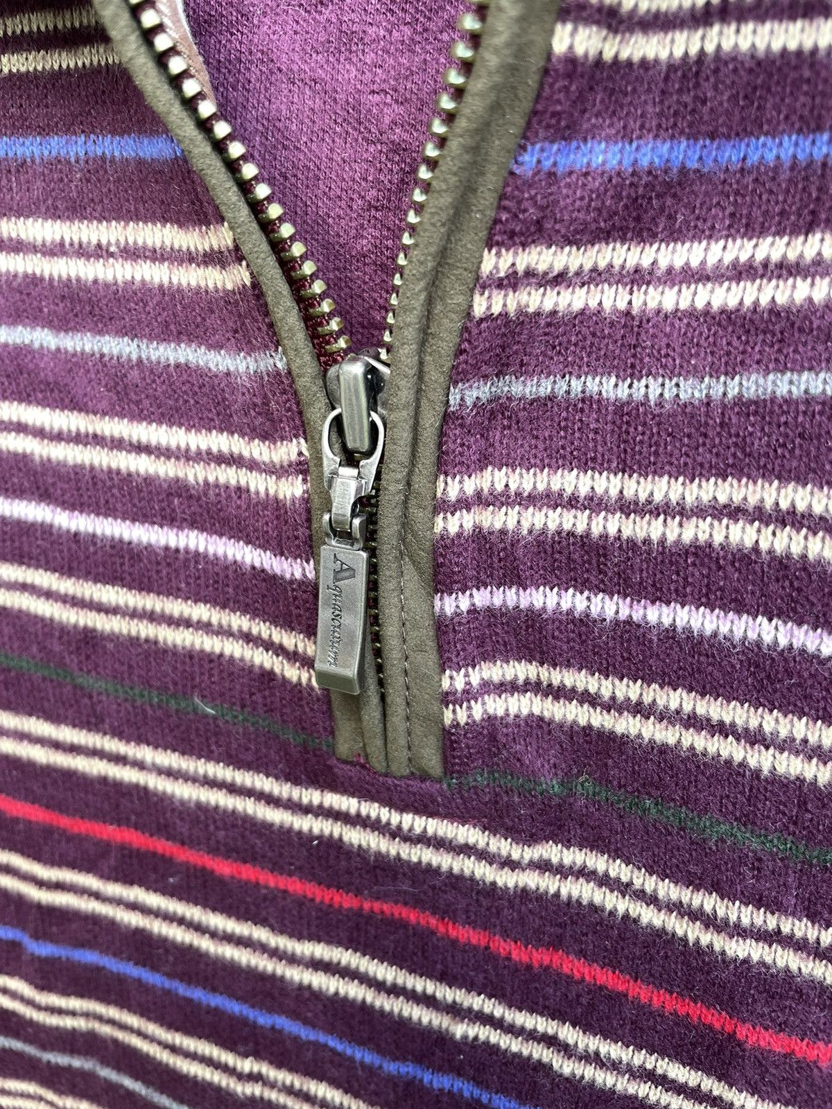 Aquascutum × Designer × Vintage Vintage Aquascutum Half Zipper Embroidery Logo Sweetshirts Size US M / EU 48-50 / 2 - 5 Thumbnail