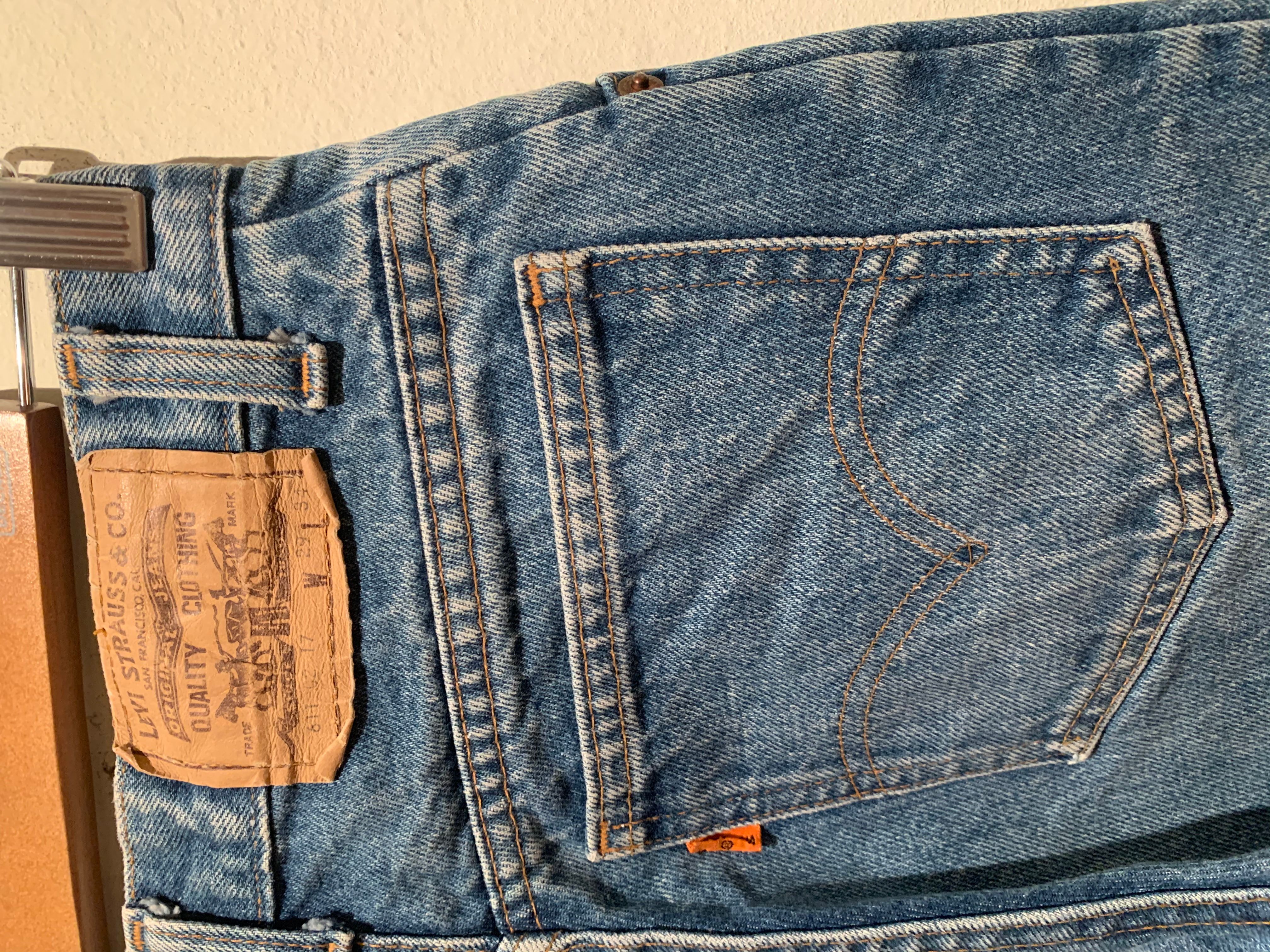 Levi's *RARE* Vintage Levi’s 611 Orange Tab France-Made Denim Jeans Size US 29 - 7 Thumbnail