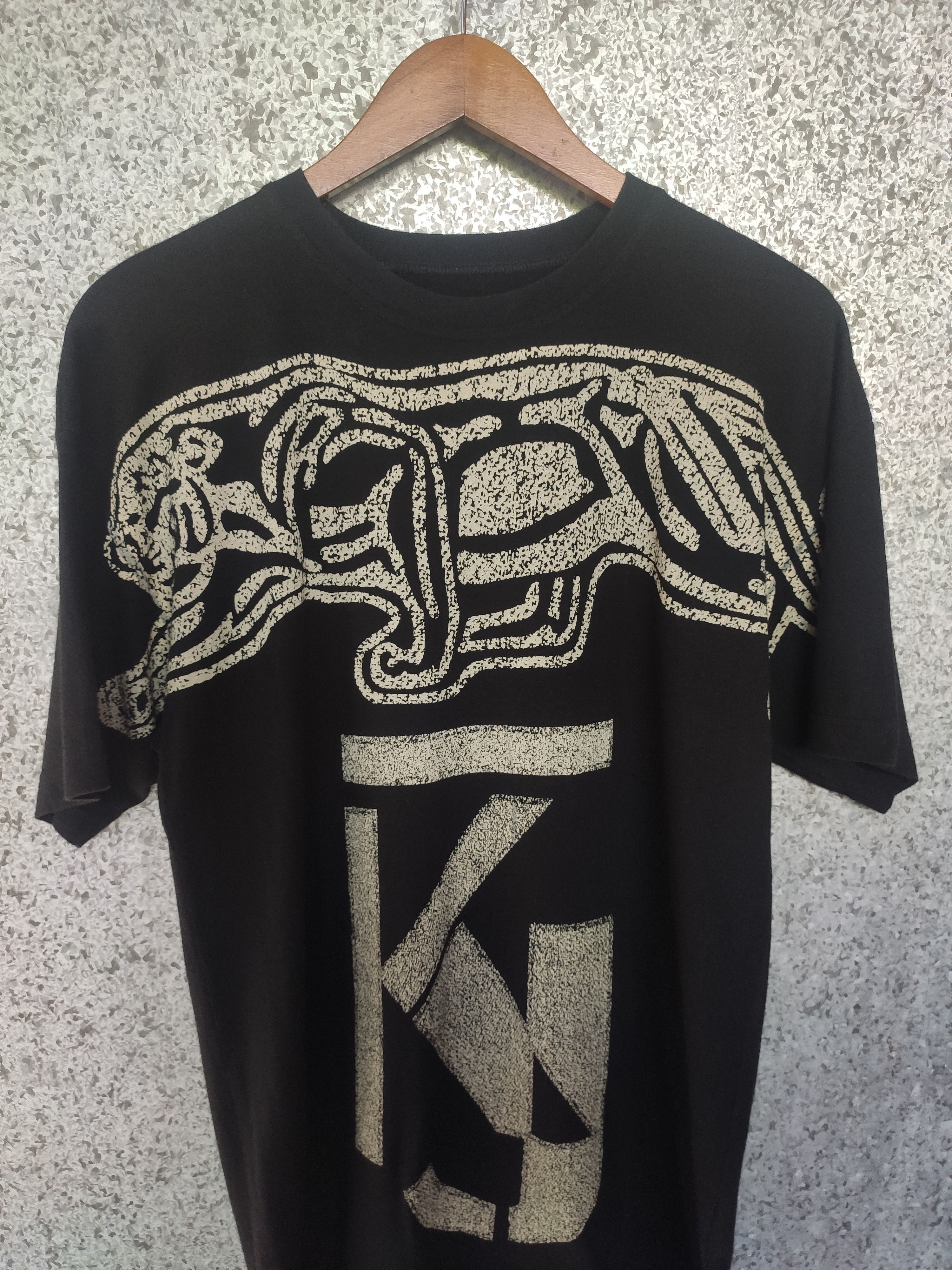 Krizia Uomo Krizia Jeans t shirt spell out big logo Size US M / EU 48-50 / 2 - 2 Thumbnail