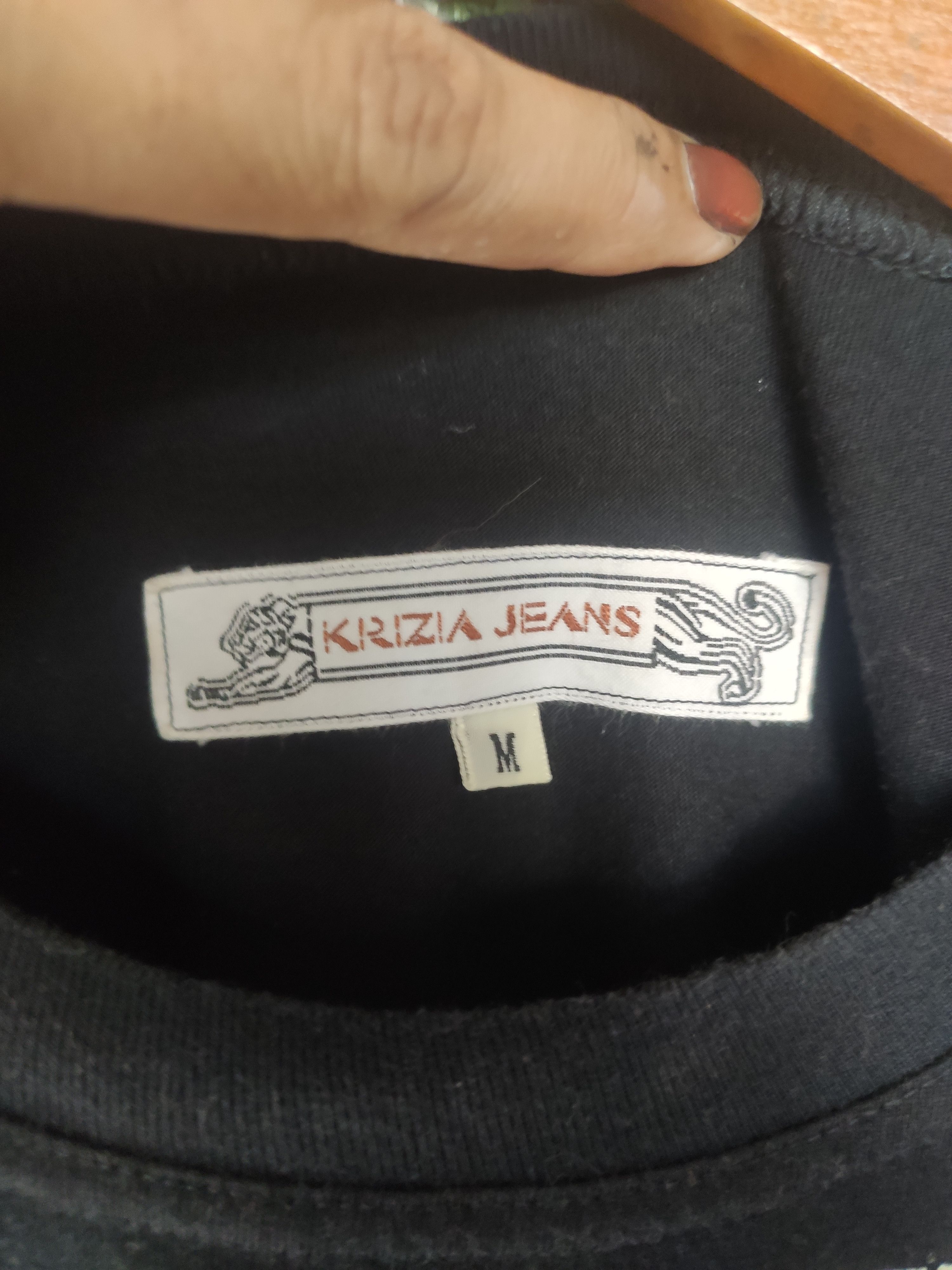 Krizia Uomo Krizia Jeans t shirt spell out big logo Size US M / EU 48-50 / 2 - 4 Thumbnail