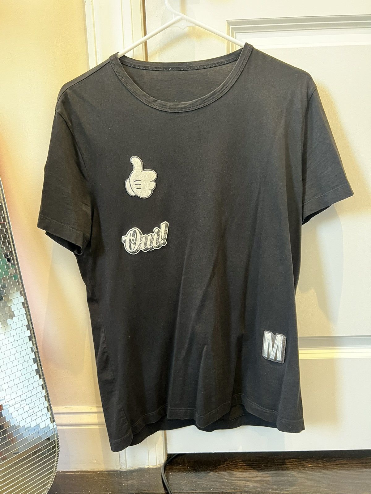 Moncler Black T Shirt Size M