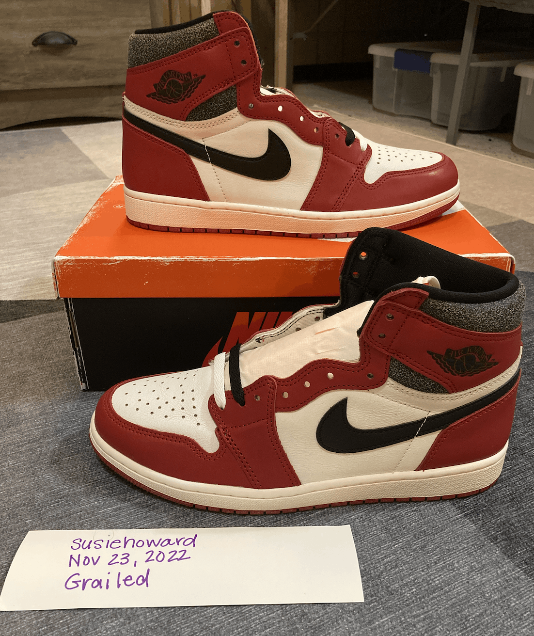 Jordan Brand × Nike Air Jordan 1 Retro High OG Chicago 'Lost and Found ...