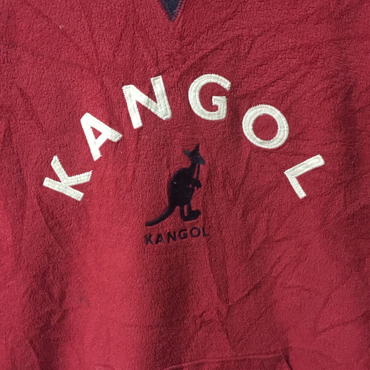 Kangol × Vintage Vintage 90’s Sweatshirt Kangol Long Sleeve Size US L / EU 52-54 / 3 - 3 Thumbnail