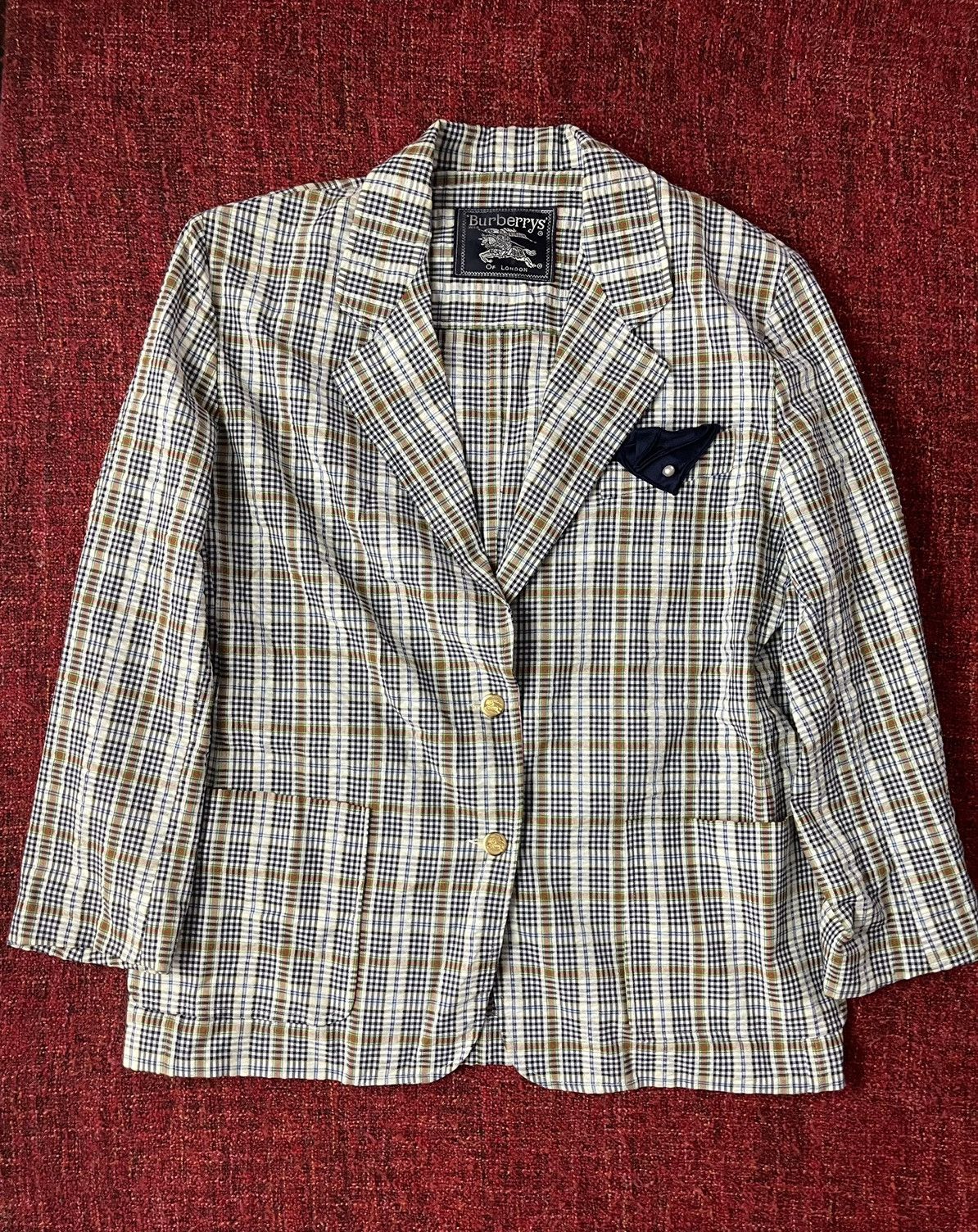 Burberry × Vintage Burberry’s vintage suit blazer + skirt Size M / US 6-8 / IT 42-44 - 1 Thumbnail