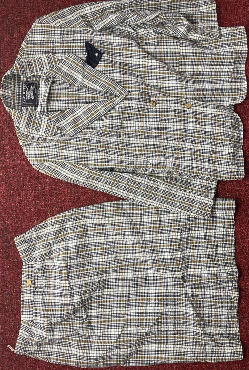 Burberry × Vintage Burberry’s vintage suit blazer + skirt Size M / US 6-8 / IT 42-44 - 2 Thumbnail