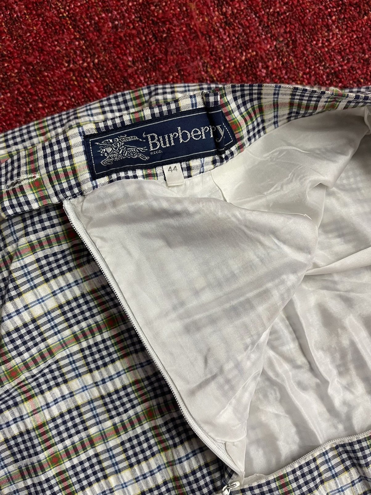 Burberry × Vintage Burberry’s vintage suit blazer + skirt Size M / US 6-8 / IT 42-44 - 15 Thumbnail
