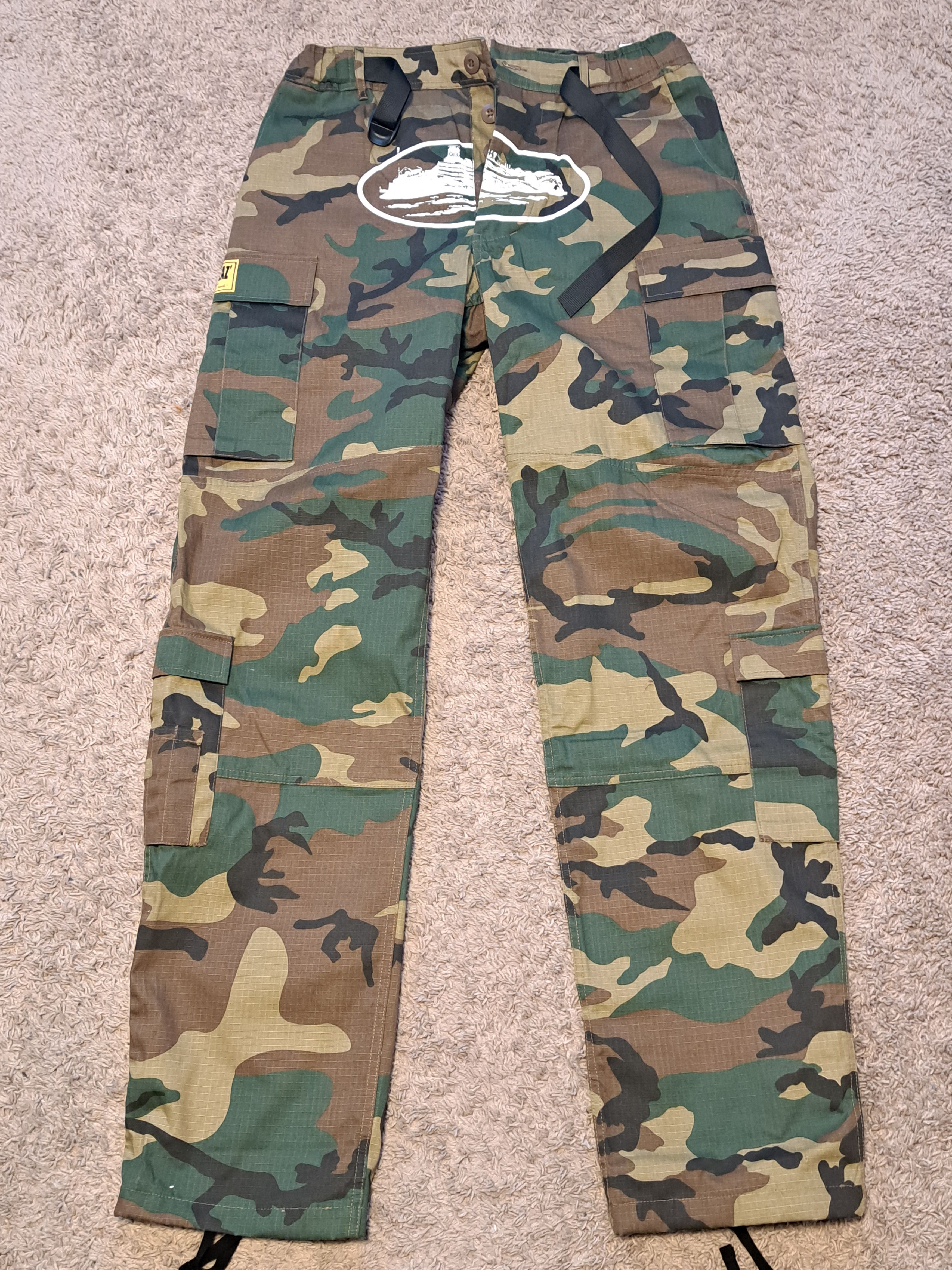 Corteiz Corteiz Guerillaz Cargos(Woodland Camo) | Grailed