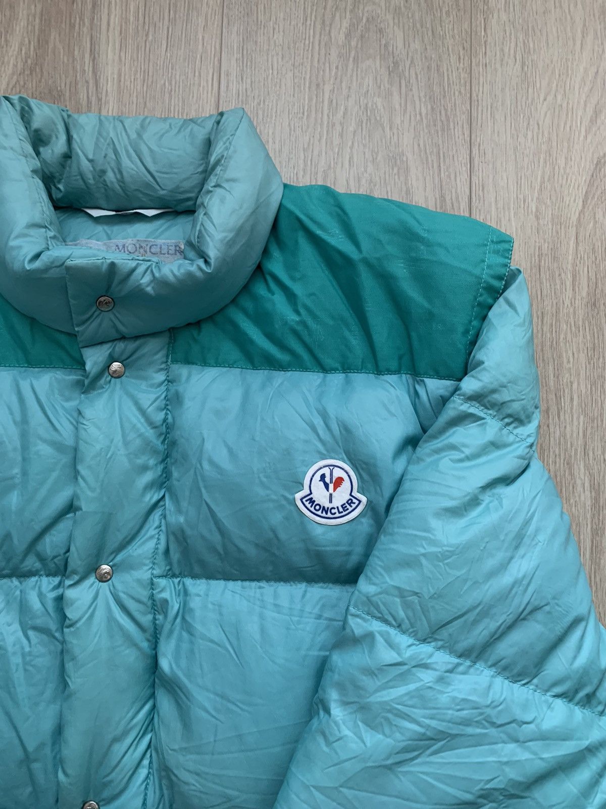 Moncler × Vintage 80s Vintage Moncler down puffer vest jacket Grenoble Mint Size US L / EU 52-54 / 3 - 2 Thumbnail