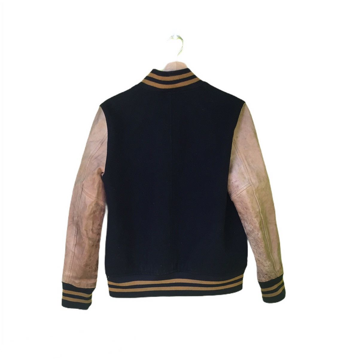 Japanese Brand Vintage Varsity Leather Jacket Union Made 1980’s Size US M / EU 48-50 / 2 - 3 Thumbnail