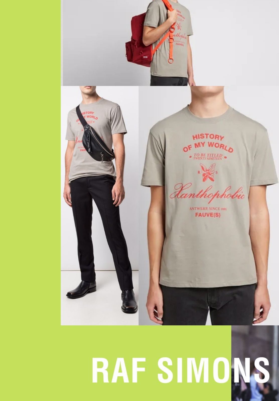 Raf Simons Raf Simons Slim Fit Xanthophobic Tee Size US XL / EU 56 / 4 - 1 Thumbnail