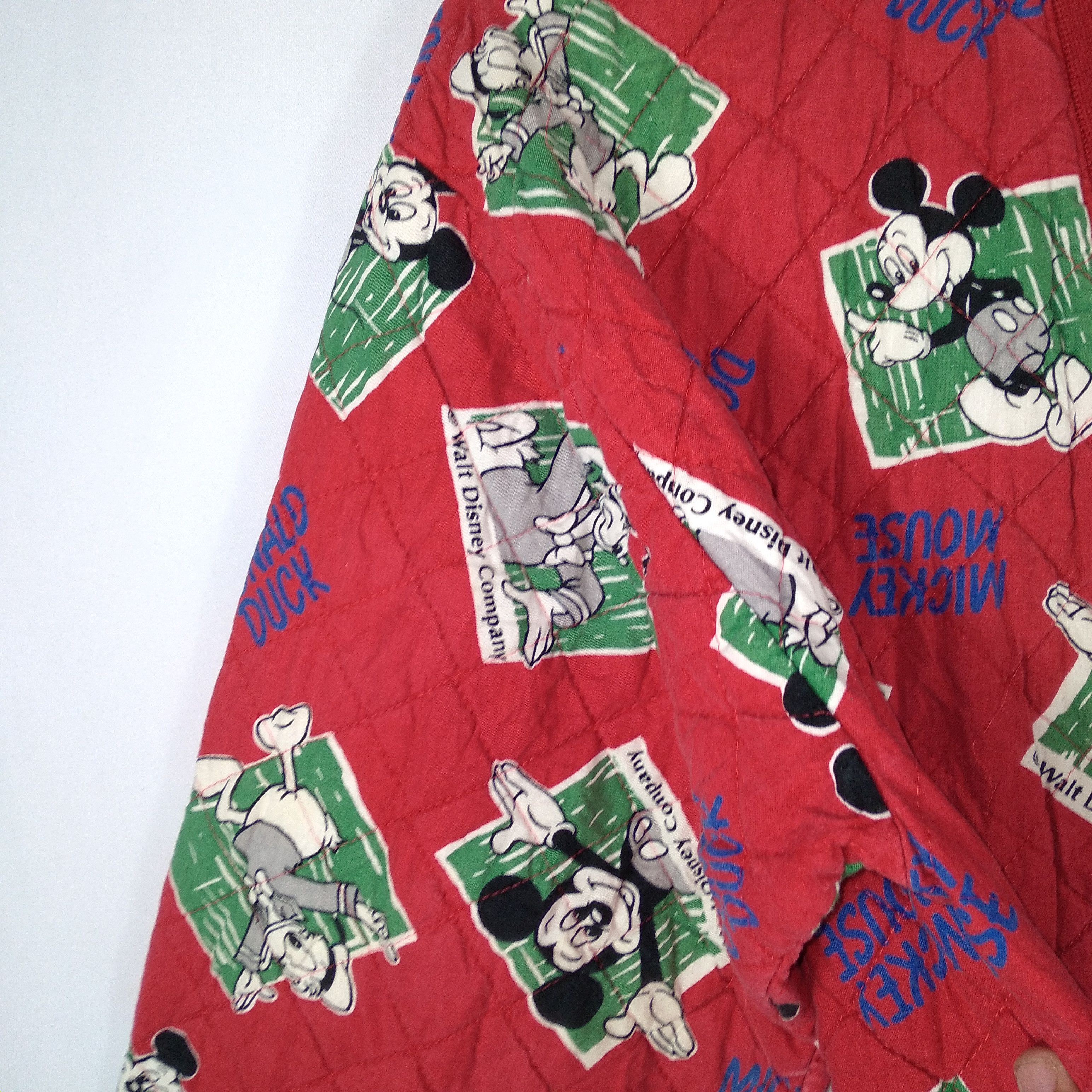 Disney × Mickey Mouse Vintage 90s Mickey Mouse Over Print Half Buttons Kimono Size US L / EU 52-54 / 3 - 7 Thumbnail