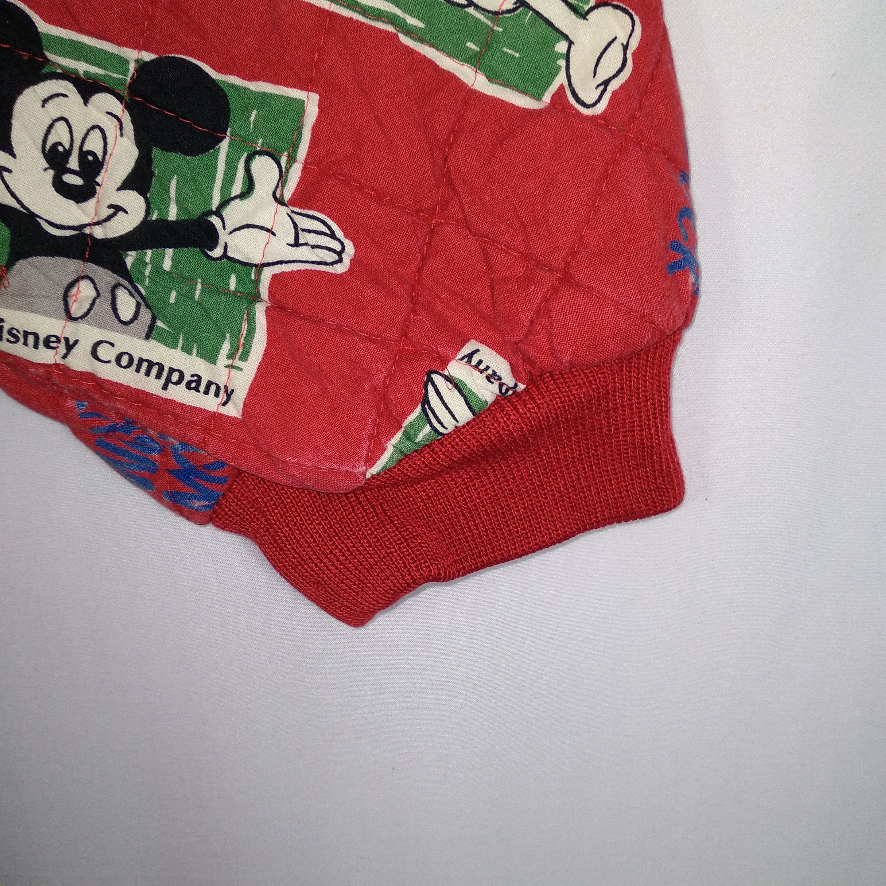 Disney × Mickey Mouse Vintage 90s Mickey Mouse Over Print Half Buttons Kimono Size US L / EU 52-54 / 3 - 9 Thumbnail