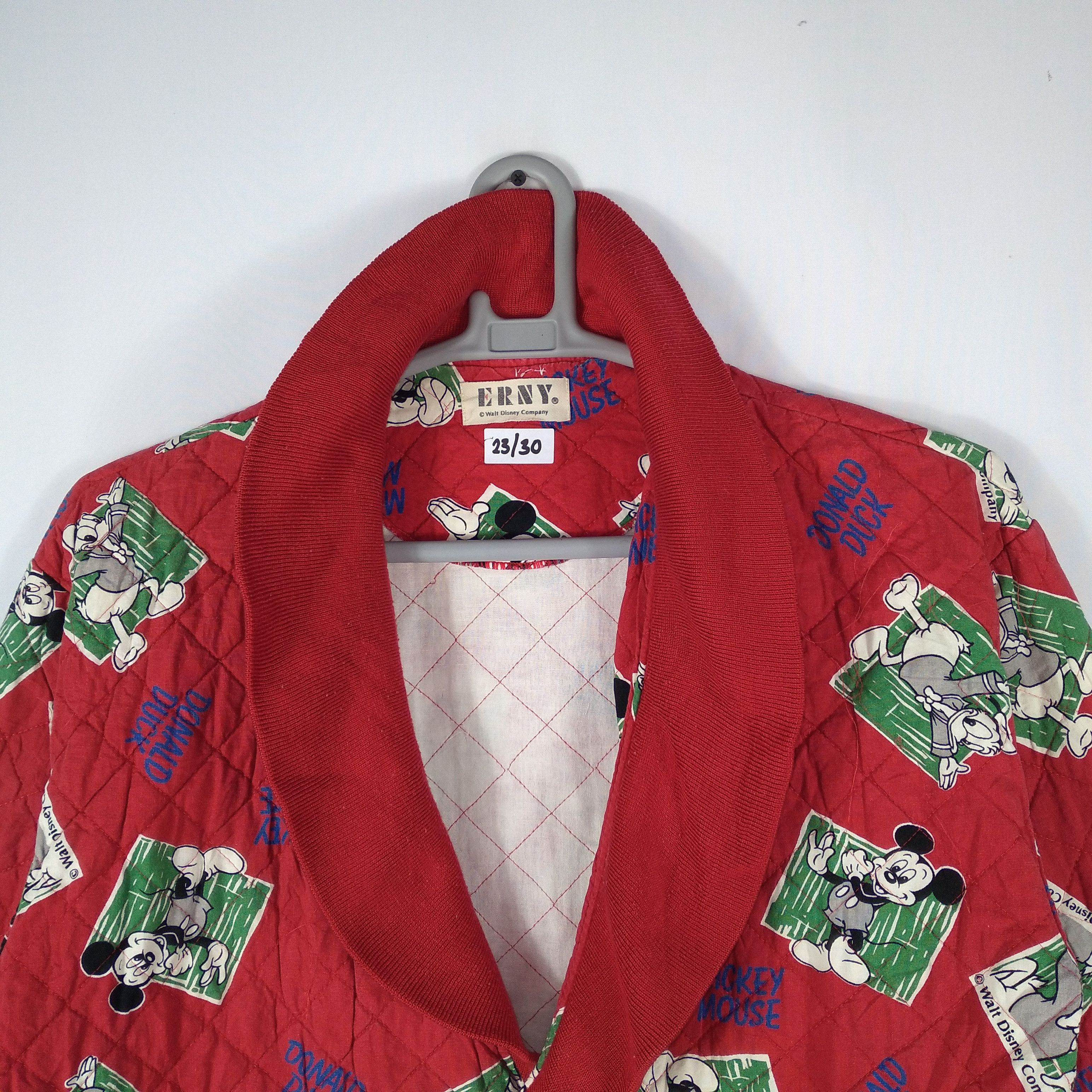 Disney × Mickey Mouse Vintage 90s Mickey Mouse Over Print Half Buttons Kimono Size US L / EU 52-54 / 3 - 11 Thumbnail