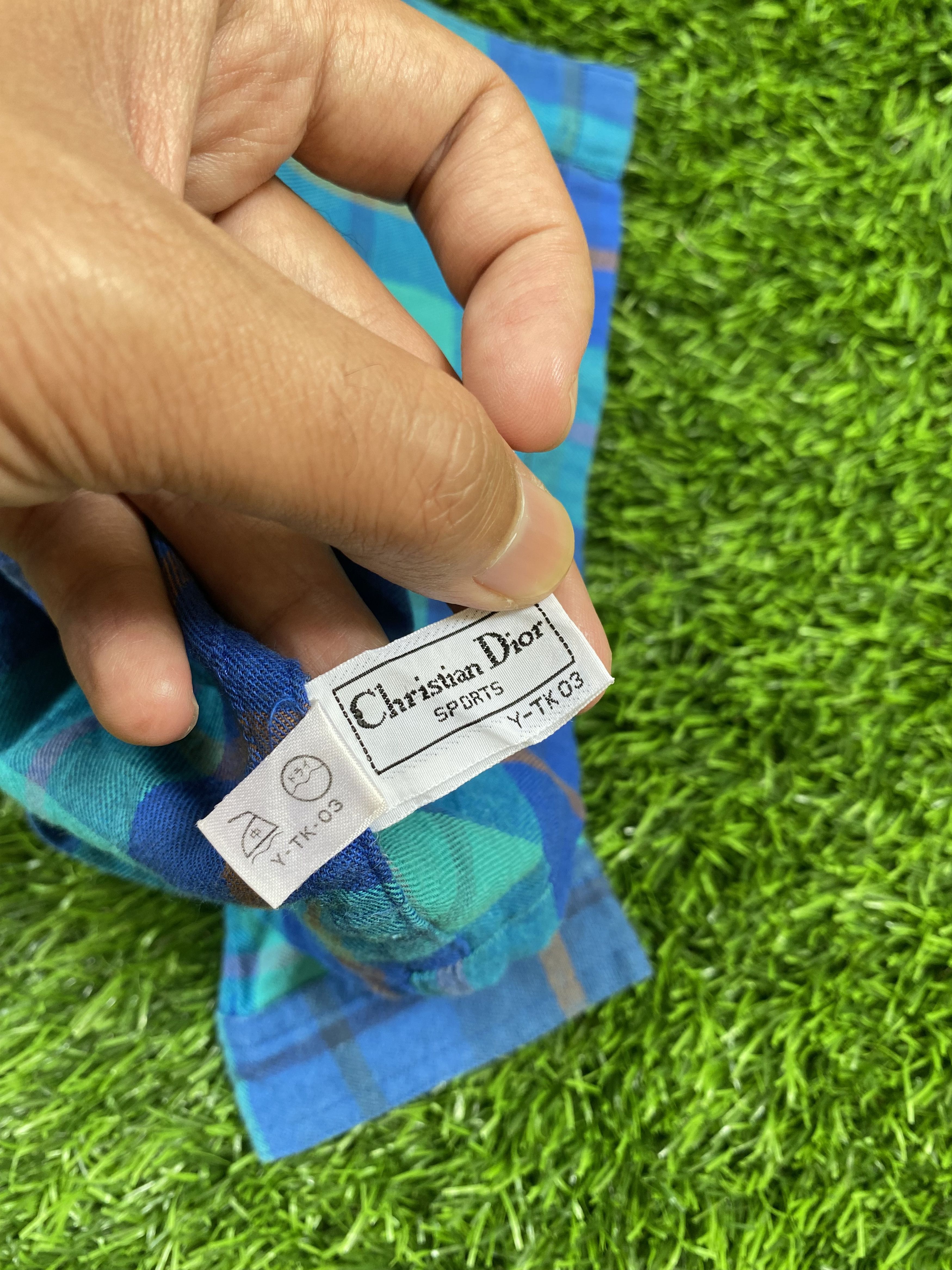 Christian Dior Monsieur Vintage 90s Christian Dior Flannel Plaid Tartan Size M / US 6-8 / IT 42-44 - 4 Thumbnail