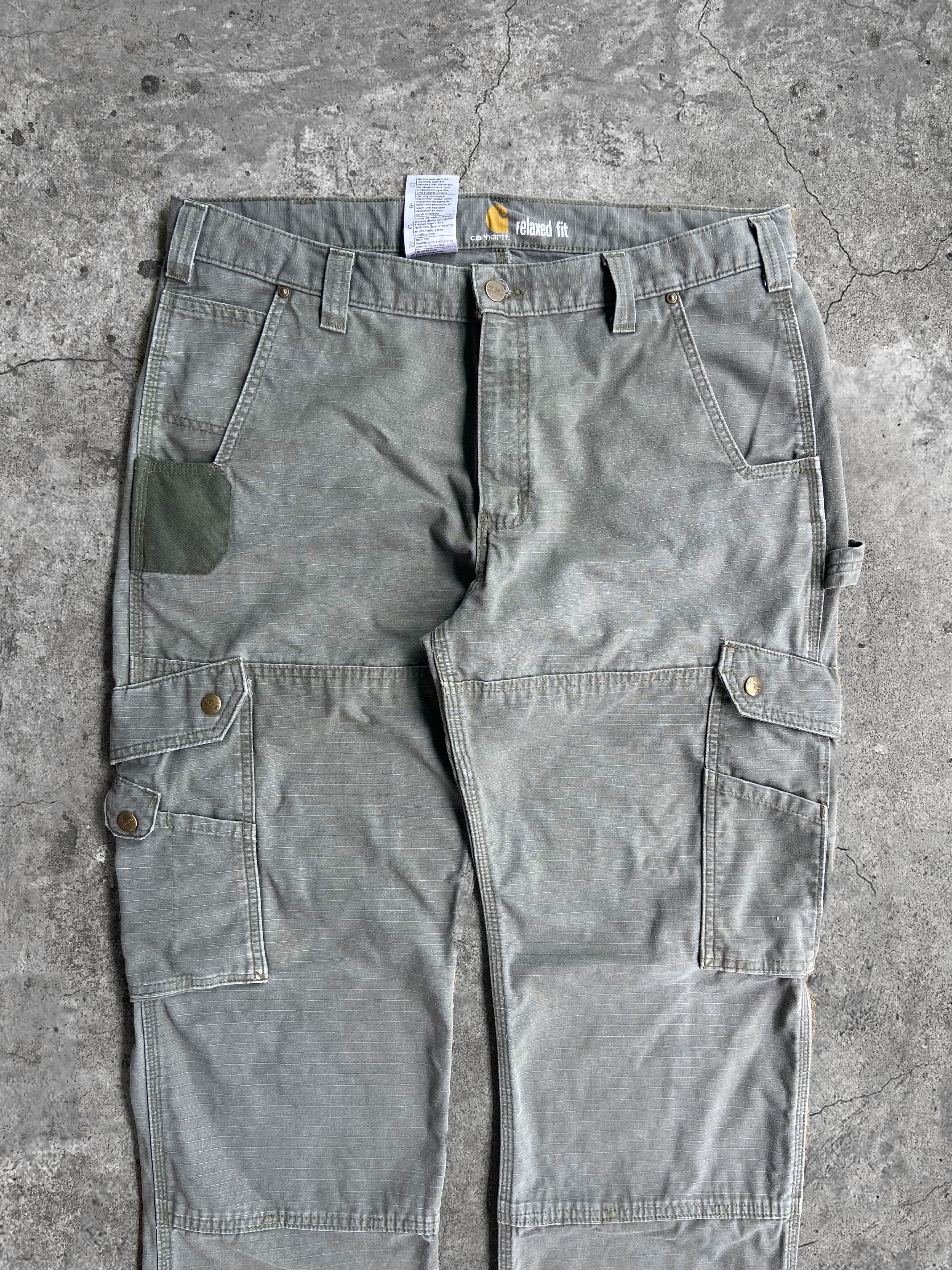 Carhartt × Vintage (36x30) CARHARTT RIPSTOP FADED CARGO PANTS Size US 38 / EU 54 - 7 Thumbnail