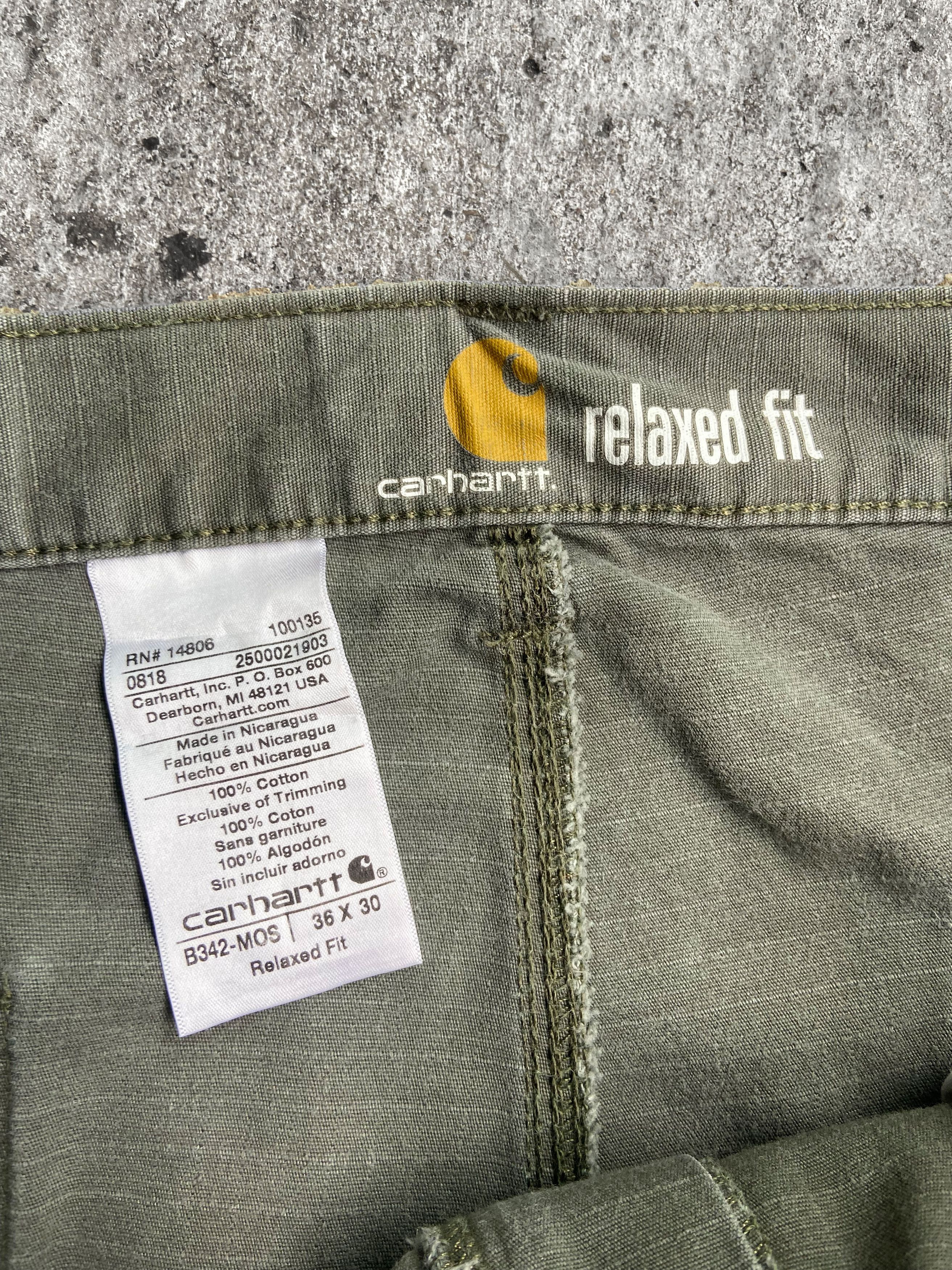 Carhartt × Vintage (36x30) CARHARTT RIPSTOP FADED CARGO PANTS Size US 38 / EU 54 - 11 Thumbnail