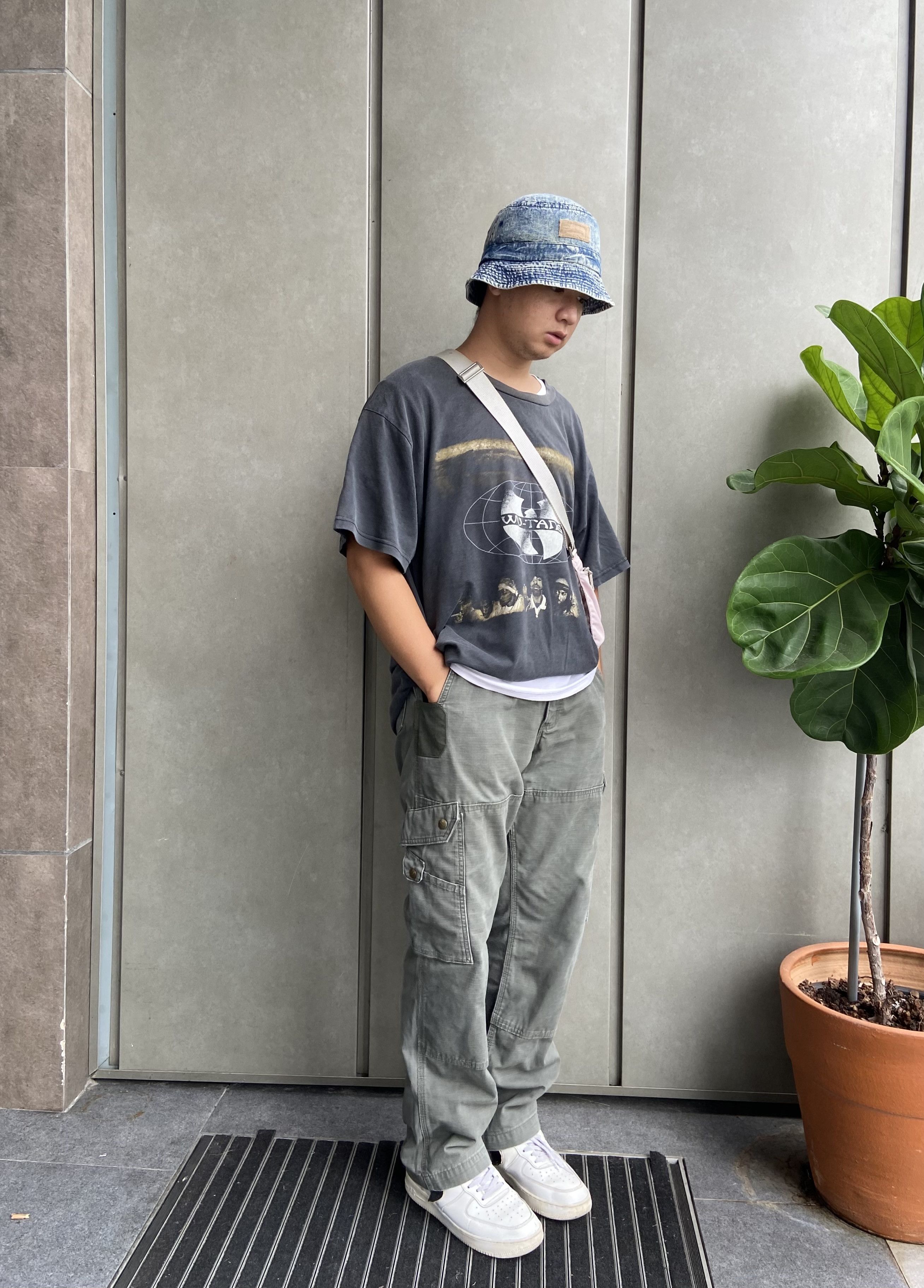 Carhartt × Vintage (36x30) CARHARTT RIPSTOP FADED CARGO PANTS Size US 38 / EU 54 - 6 Thumbnail