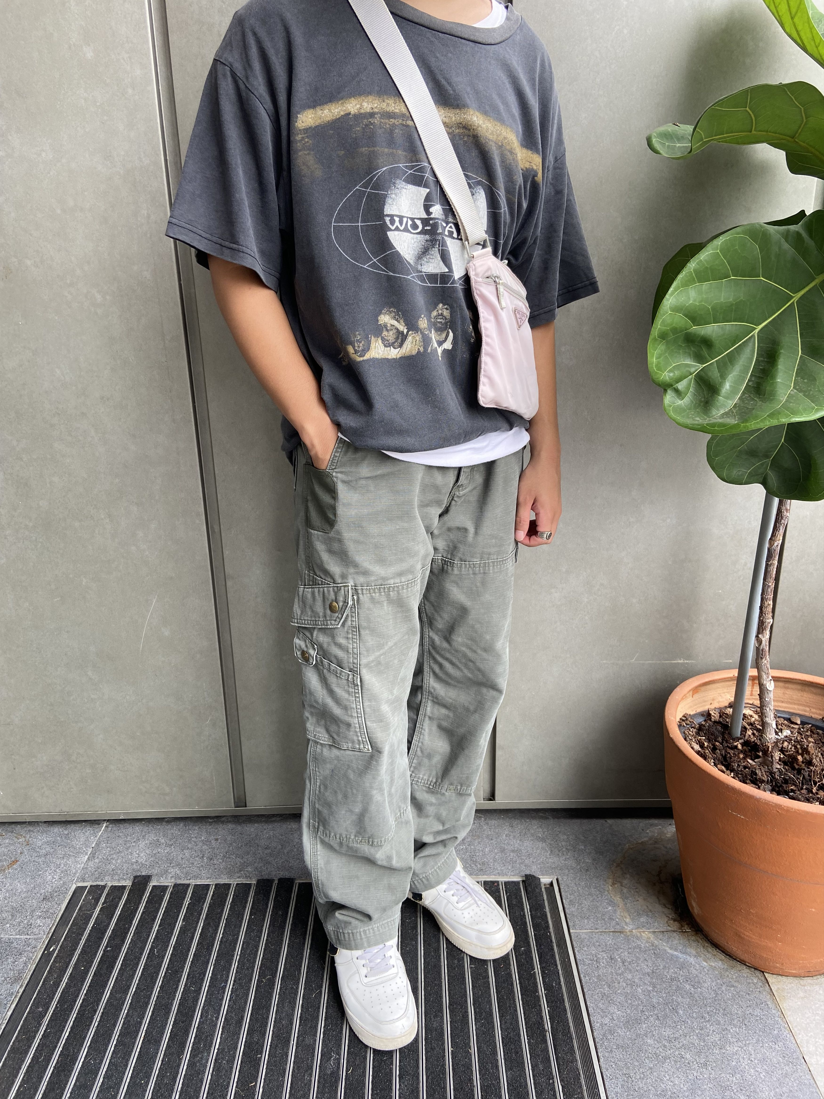 Carhartt × Vintage (36x30) CARHARTT RIPSTOP FADED CARGO PANTS Size US 38 / EU 54 - 1 Thumbnail