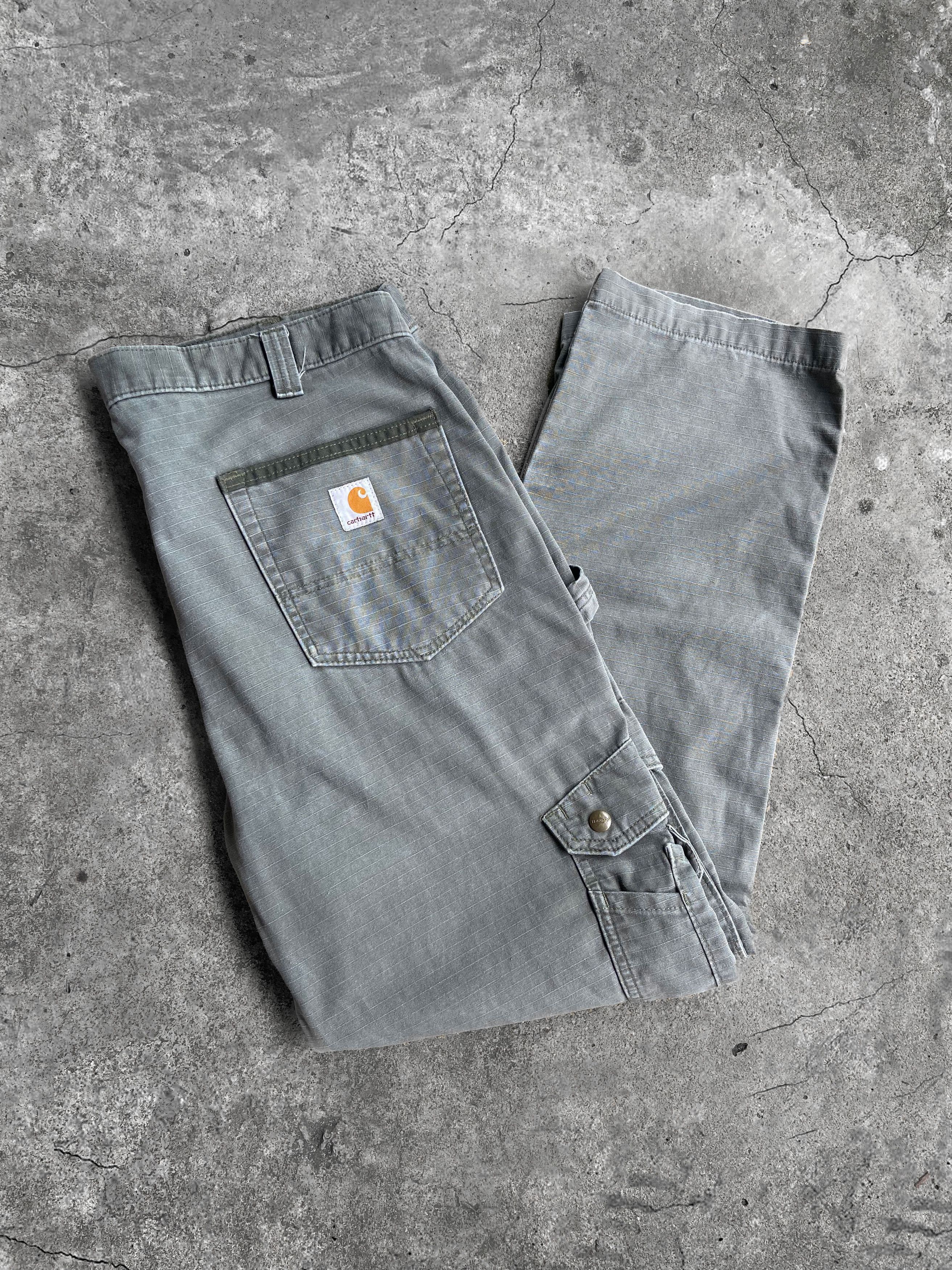 Carhartt × Vintage (36x30) CARHARTT RIPSTOP FADED CARGO PANTS Size US 38 / EU 54 - 5 Thumbnail