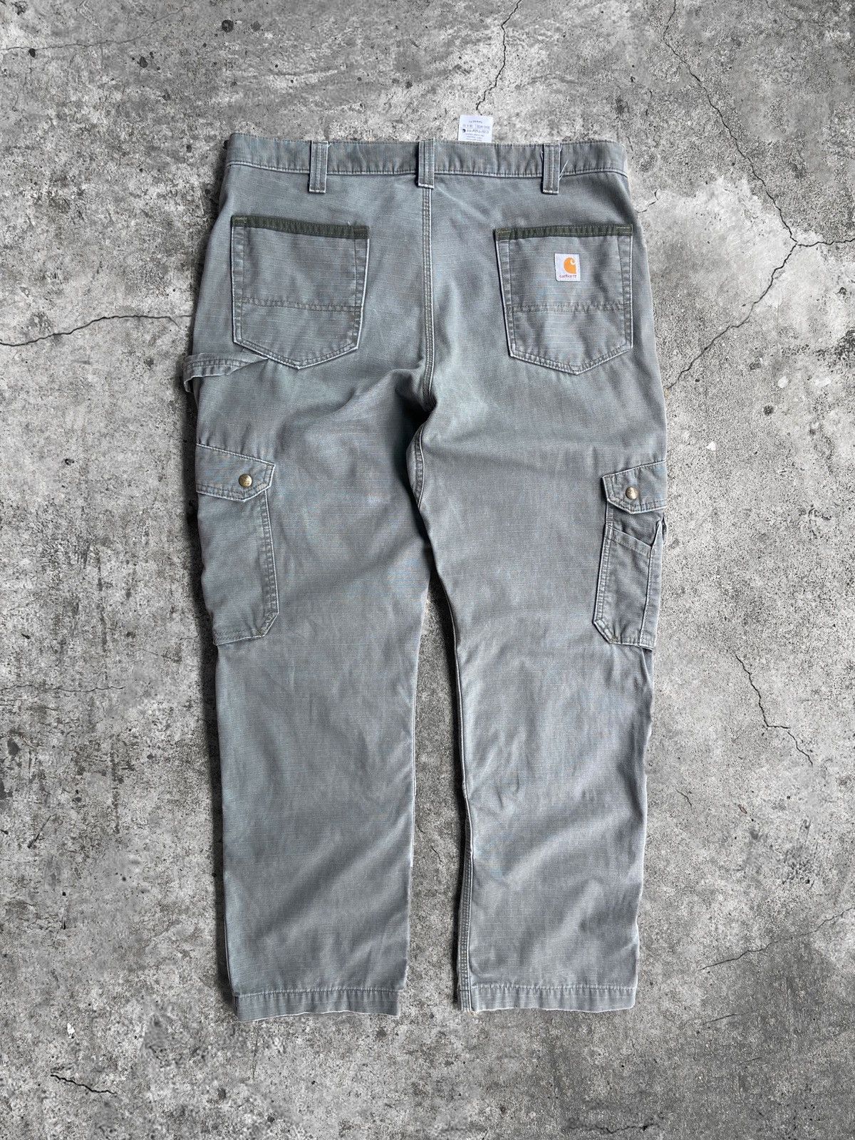 Carhartt × Vintage (36x30) CARHARTT RIPSTOP FADED CARGO PANTS Size US 38 / EU 54 - 3 Thumbnail