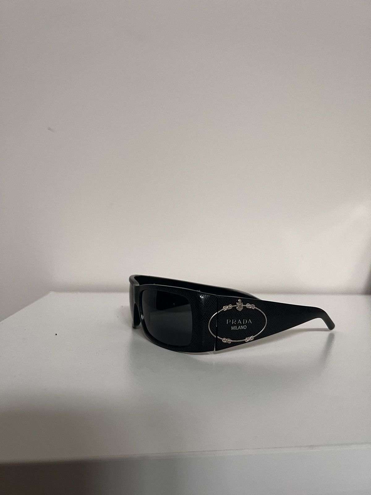 Designer Prada Square Frames With Milano Logo Size ONE SIZE - 2 Thumbnail