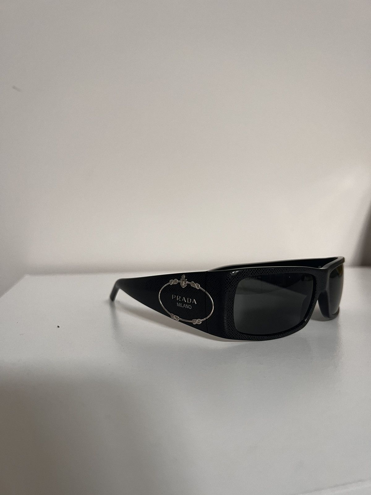 Designer Prada Square Frames With Milano Logo Size ONE SIZE - 3 Thumbnail