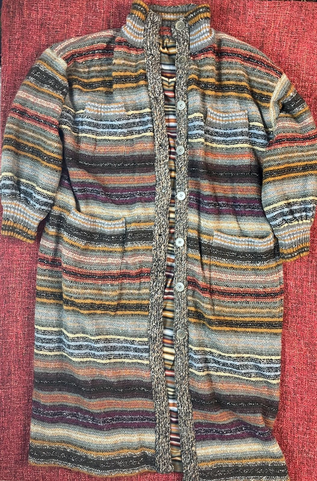 Missoni vintage reversible wool coat