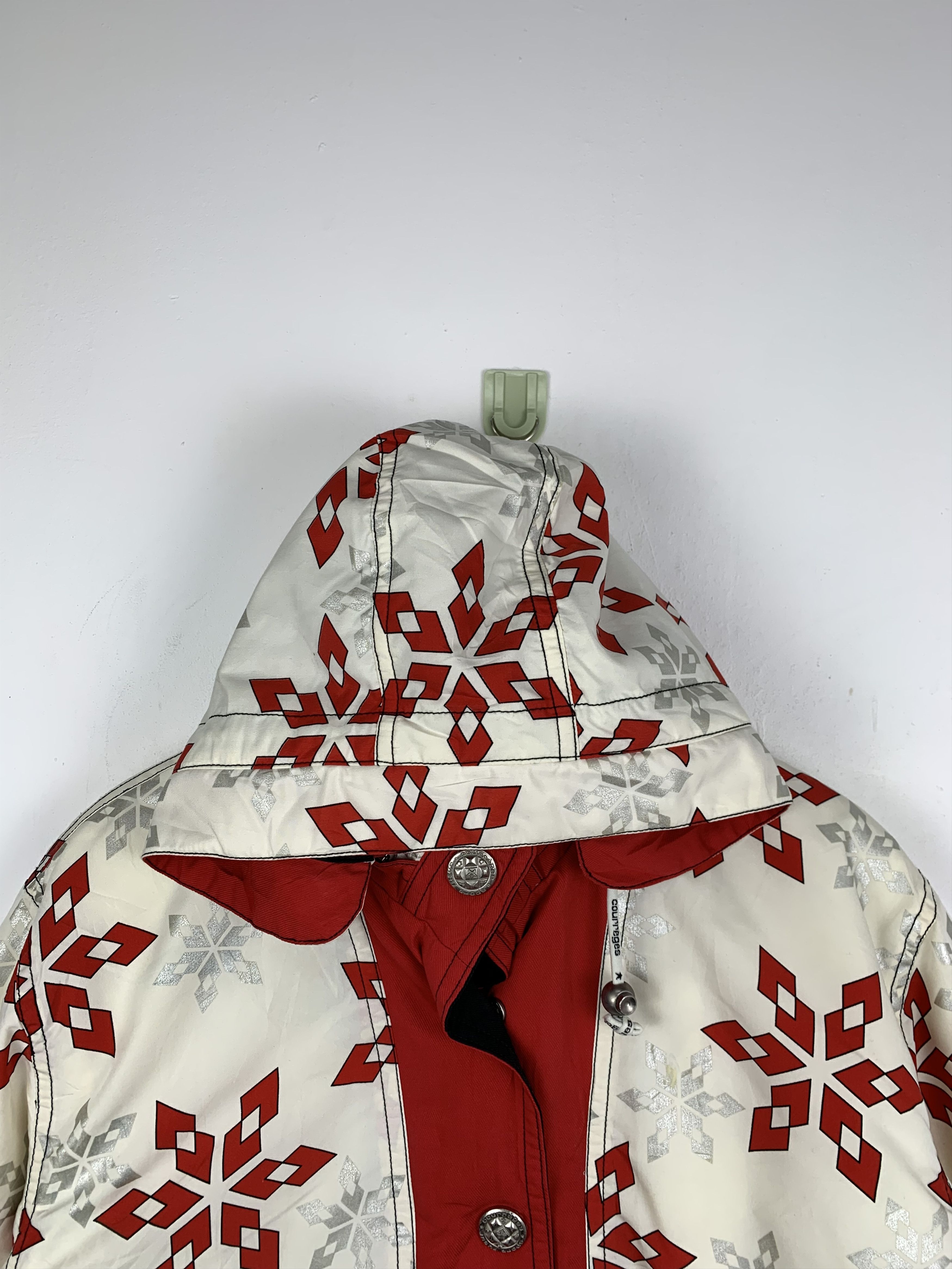 Courreges × Vintage Vintage Courreges Hoodie Ski Bomber Jacket Size US M / EU 48-50 / 2 - 2 Thumbnail