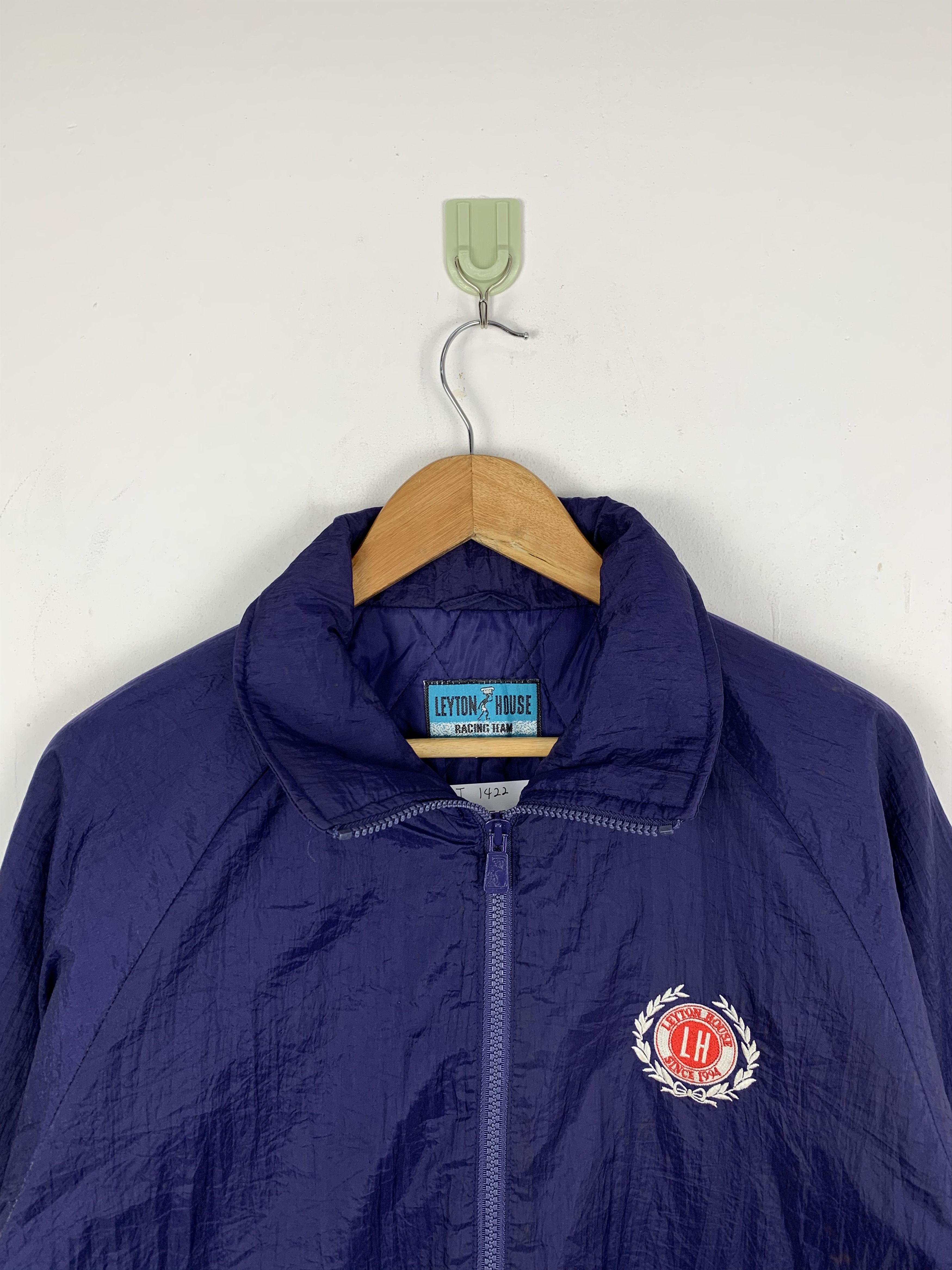 Japanese Brand Vintage 80s Leyton House Racing Team Bomber Jacket J1422 Size US M / EU 48-50 / 2 - 4 Thumbnail