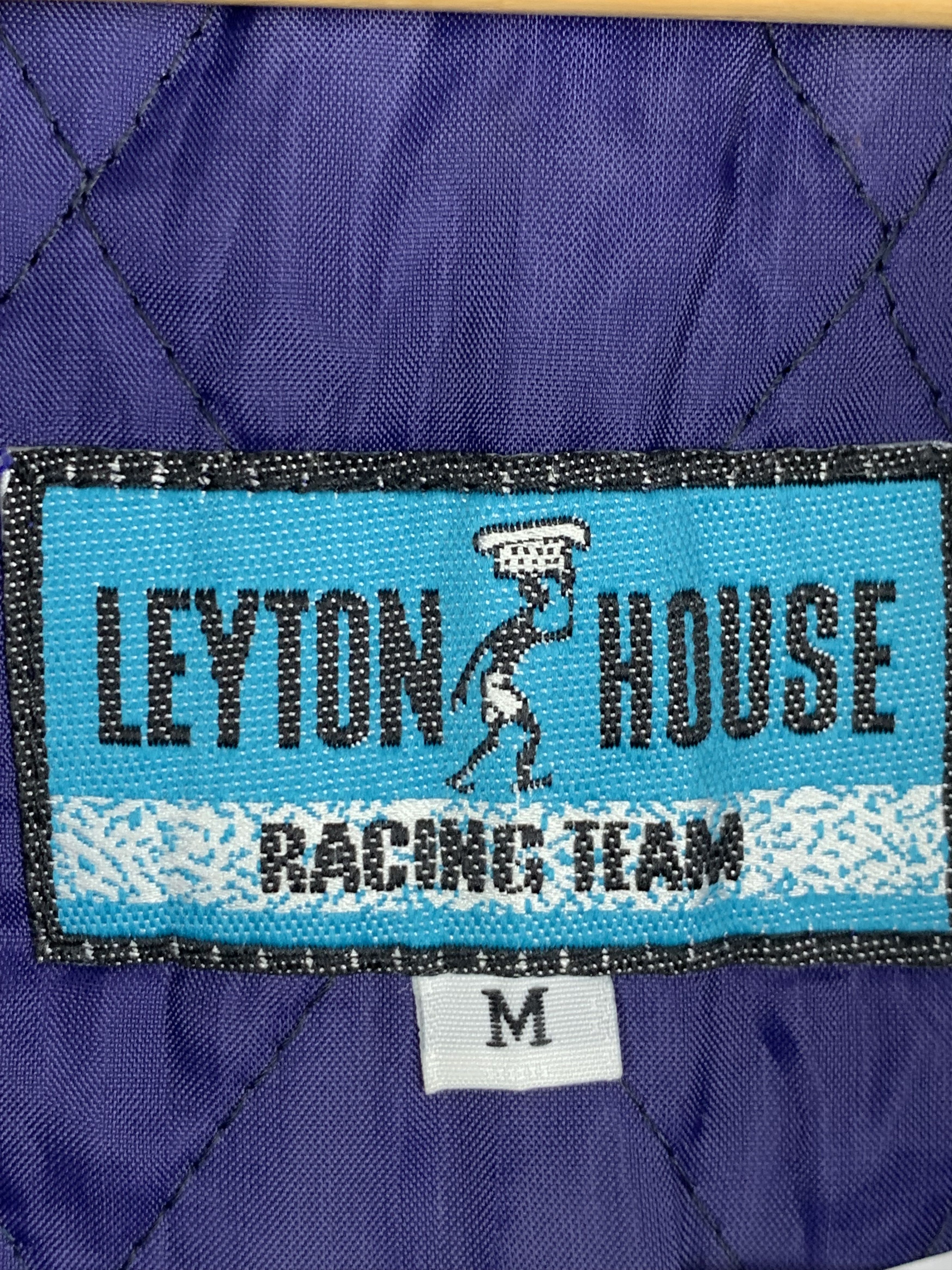 Japanese Brand Vintage 80s Leyton House Racing Team Bomber Jacket J1422 Size US M / EU 48-50 / 2 - 10 Thumbnail