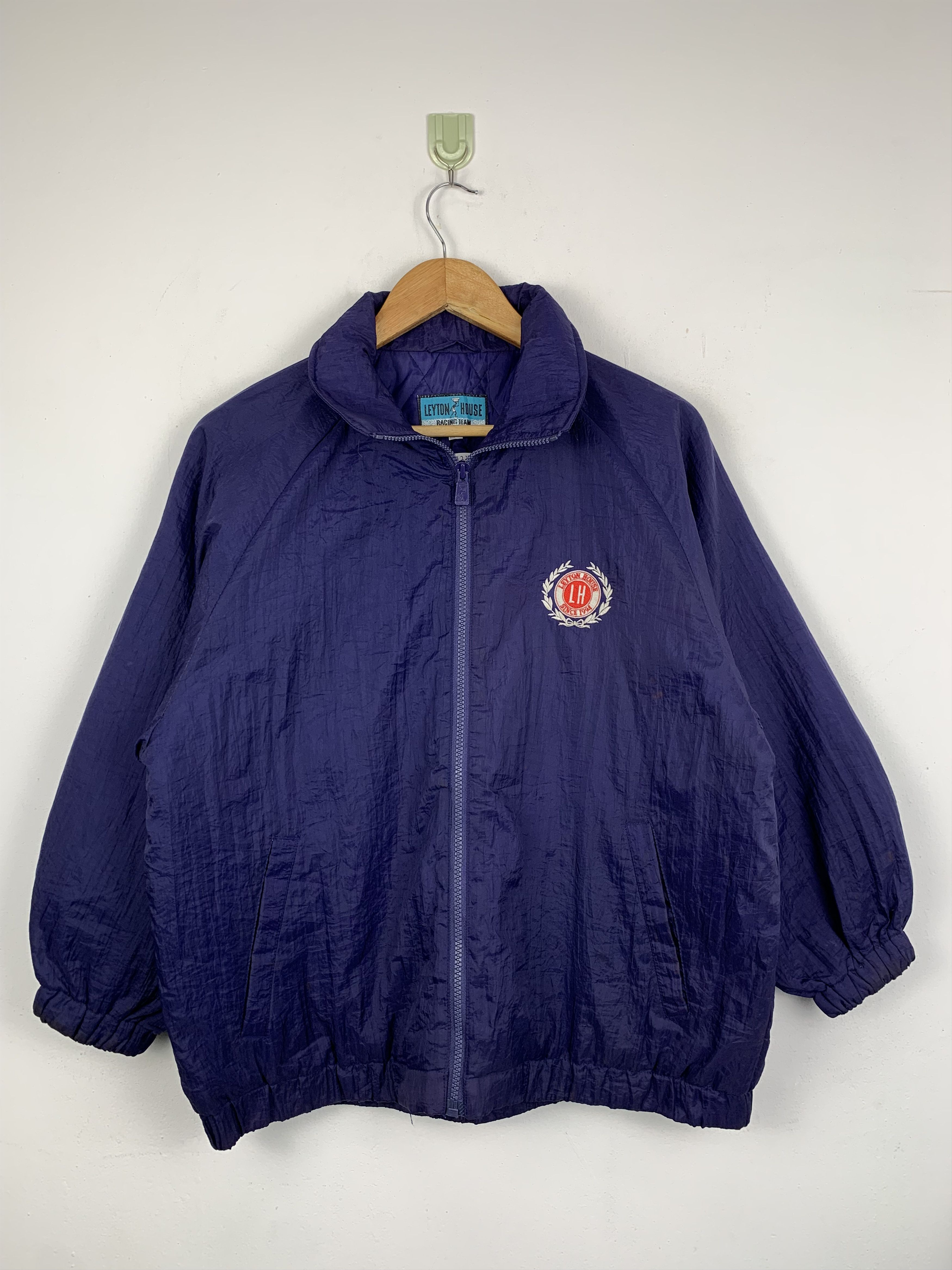 Japanese Brand Vintage 80s Leyton House Racing Team Bomber Jacket J1422 Size US M / EU 48-50 / 2 - 3 Thumbnail