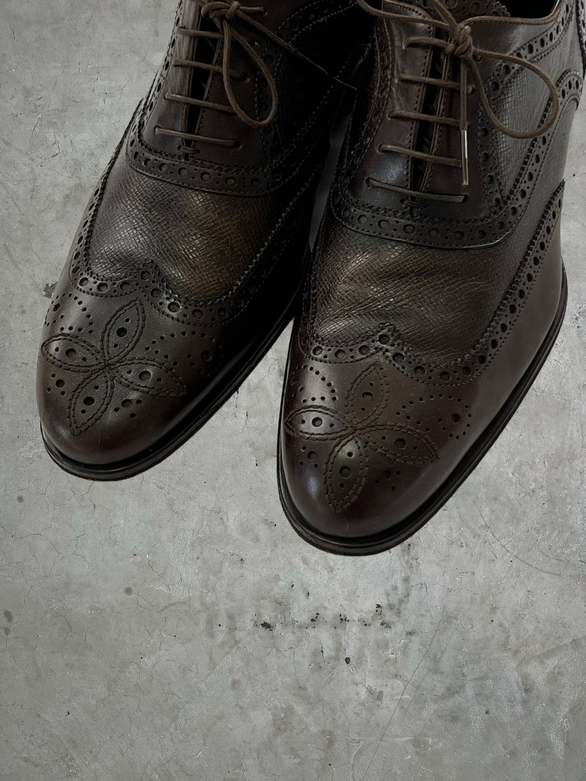 Louis Vuitton Louis Vuitton Detailed Leather Shoes Size US 10 / EU 43 - 4 Thumbnail