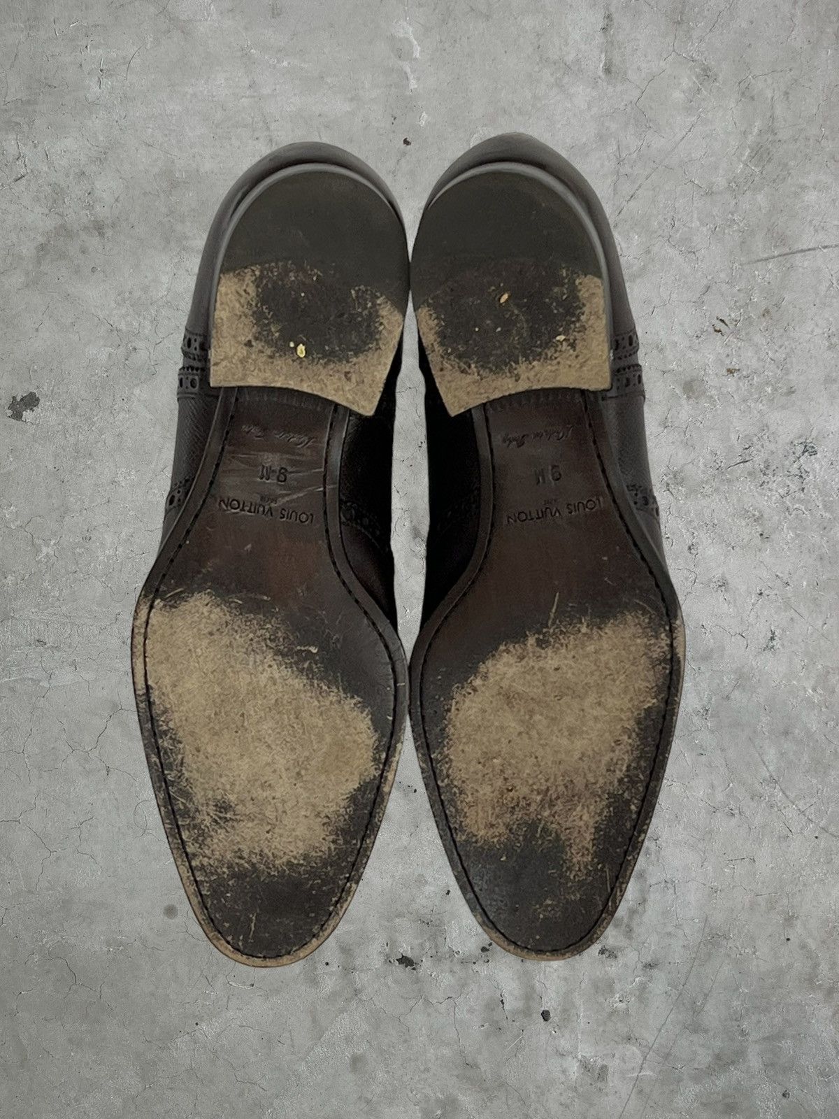 Louis Vuitton Louis Vuitton Detailed Leather Shoes Size US 10 / EU 43 - 9 Thumbnail