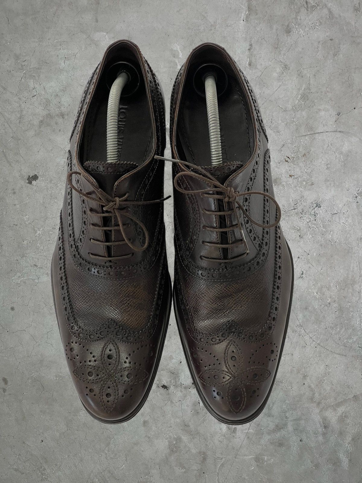 Louis Vuitton Louis Vuitton Detailed Leather Shoes Size US 10 / EU 43 - 3 Thumbnail