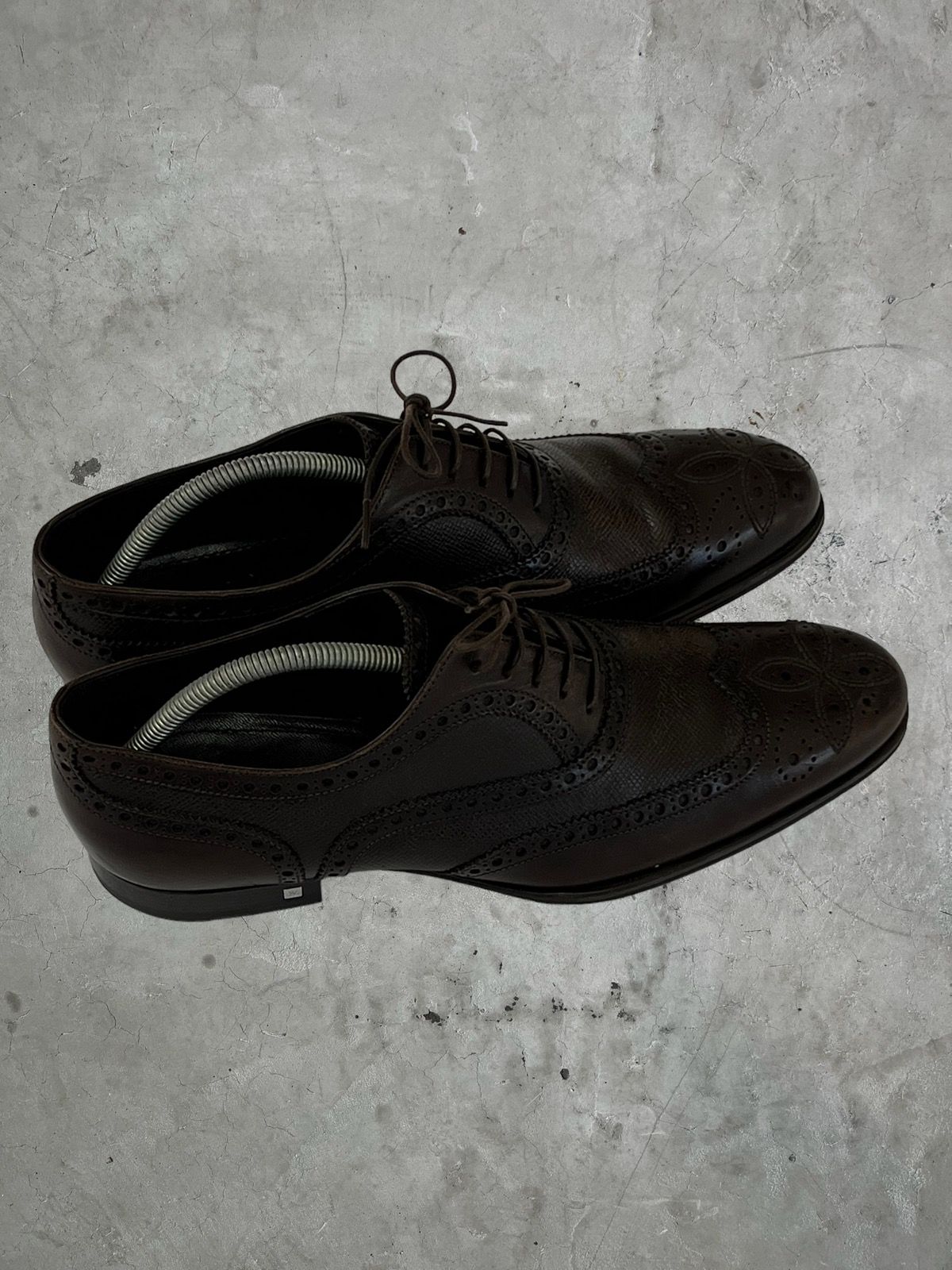 Louis Vuitton Louis Vuitton Detailed Leather Shoes Size US 10 / EU 43 - 1 Preview